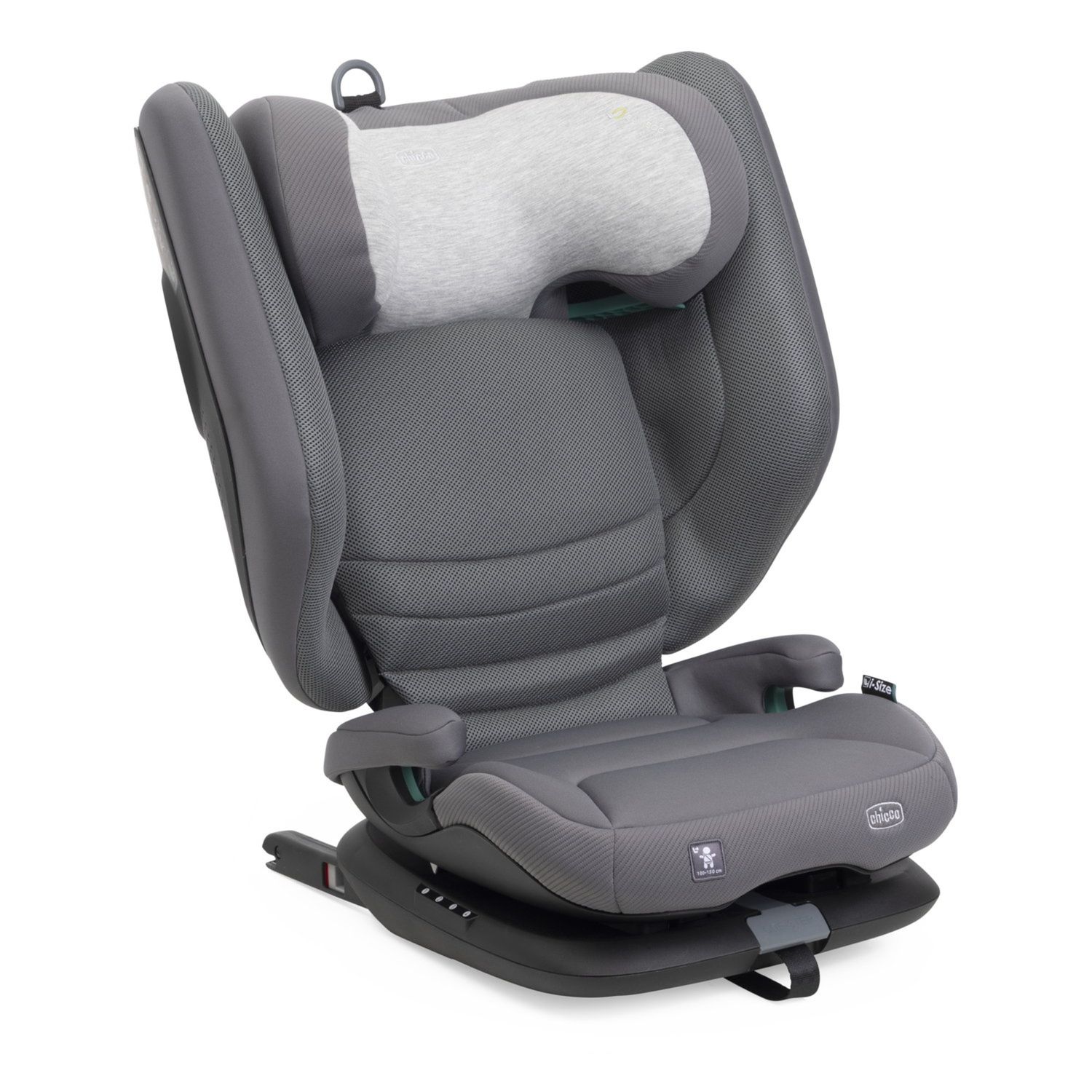 Seggiolino fold&amp;go s i-size glam grey 100-150cm - chicco - Chicco
