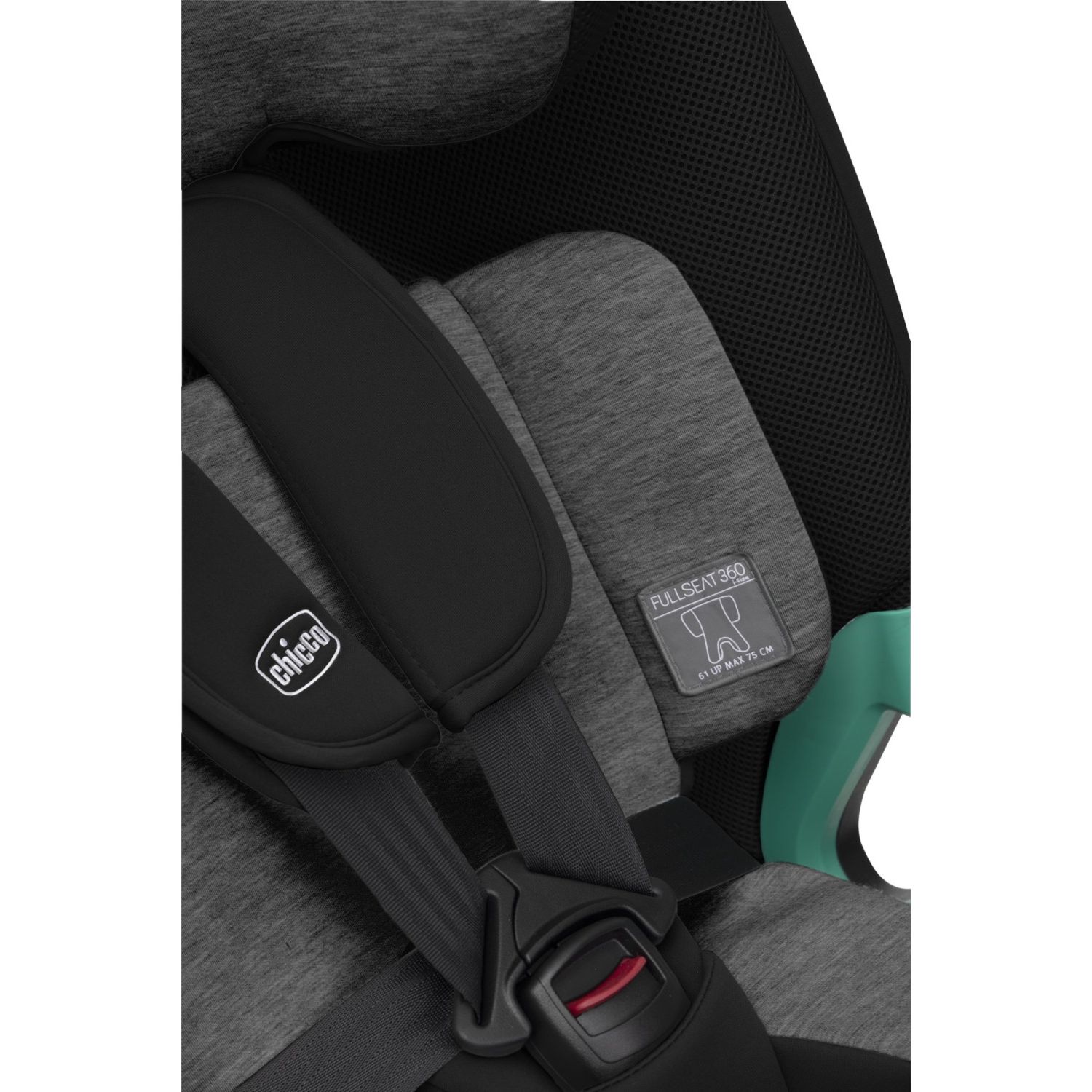 Seggiolino fulseat 360 black satin 61-150cm - chicco - Chicco