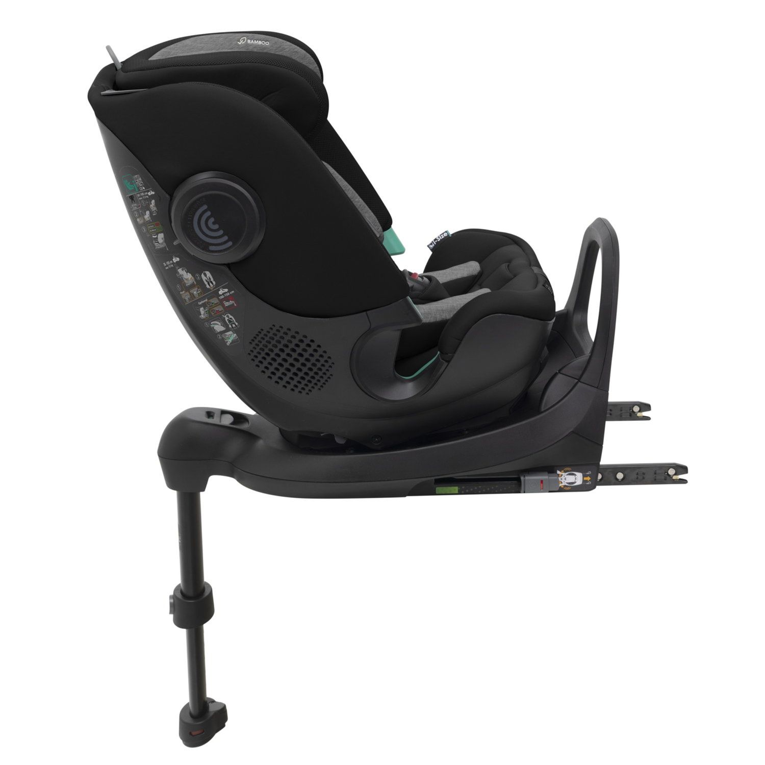 Seggiolino fulseat 360 black satin 61-150cm - chicco - Chicco