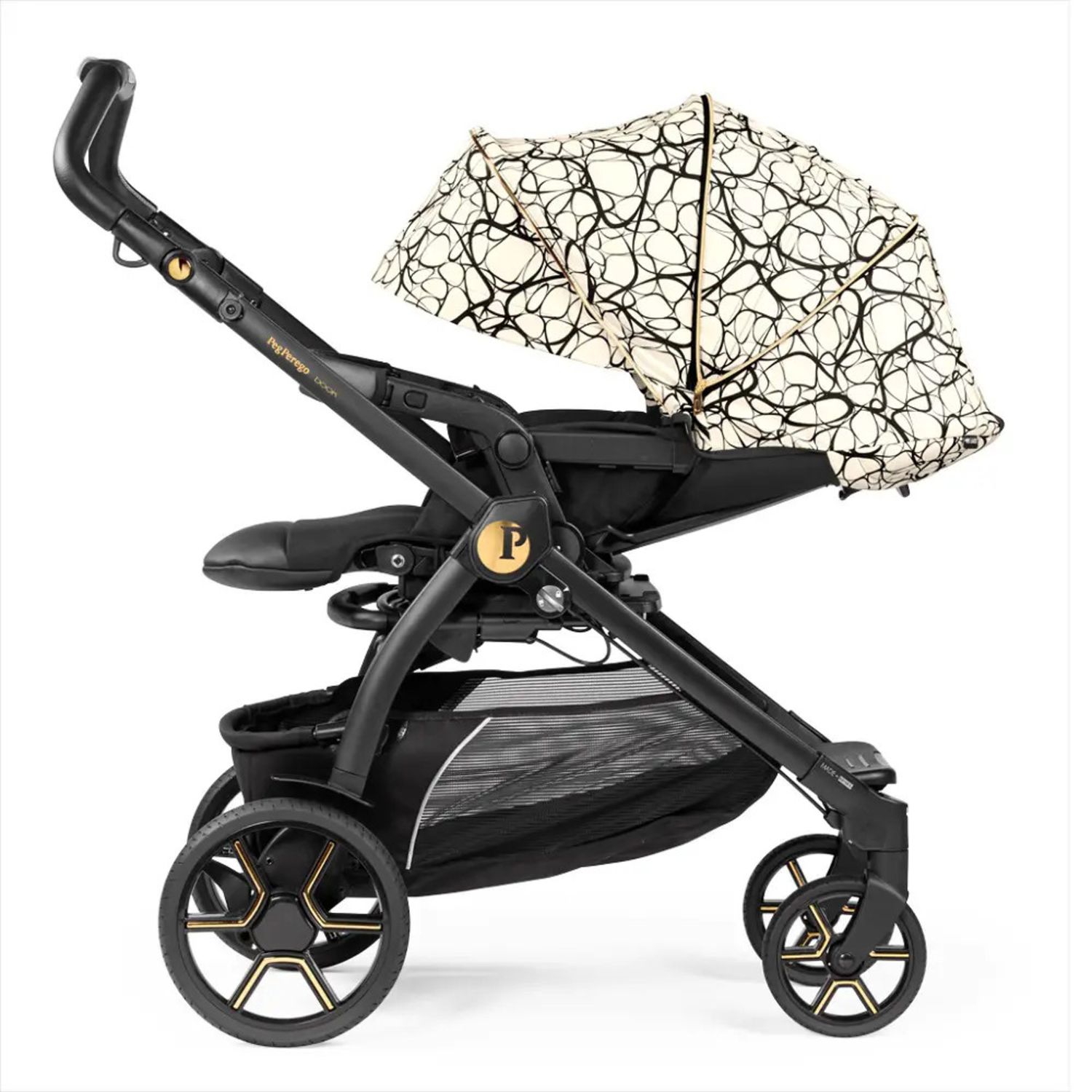 Passegino book graphic gold - peg perego - Peg Perego