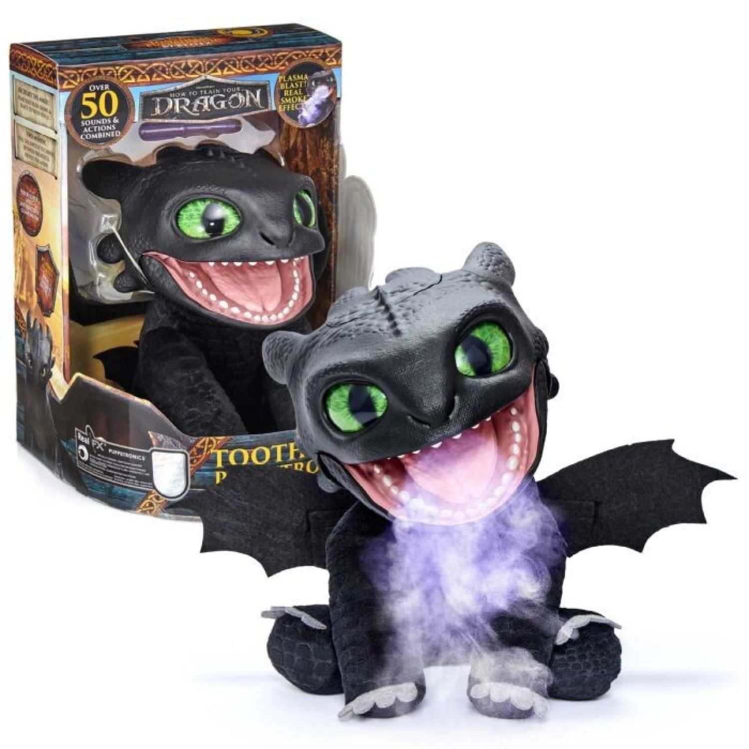 Dragon trainer - sdentato - peluche interattivo - DRAGONS