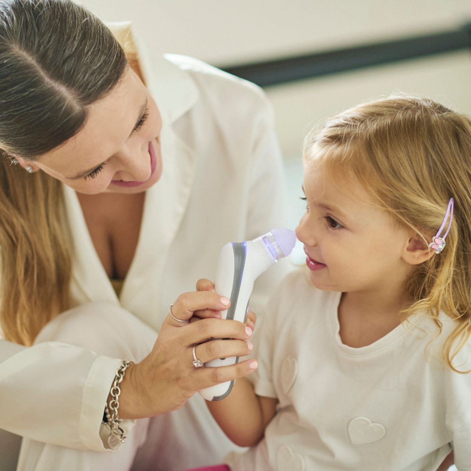 Aspiratore nasale elettrico con batteria ricaricabile nuvitamed - Nuvita