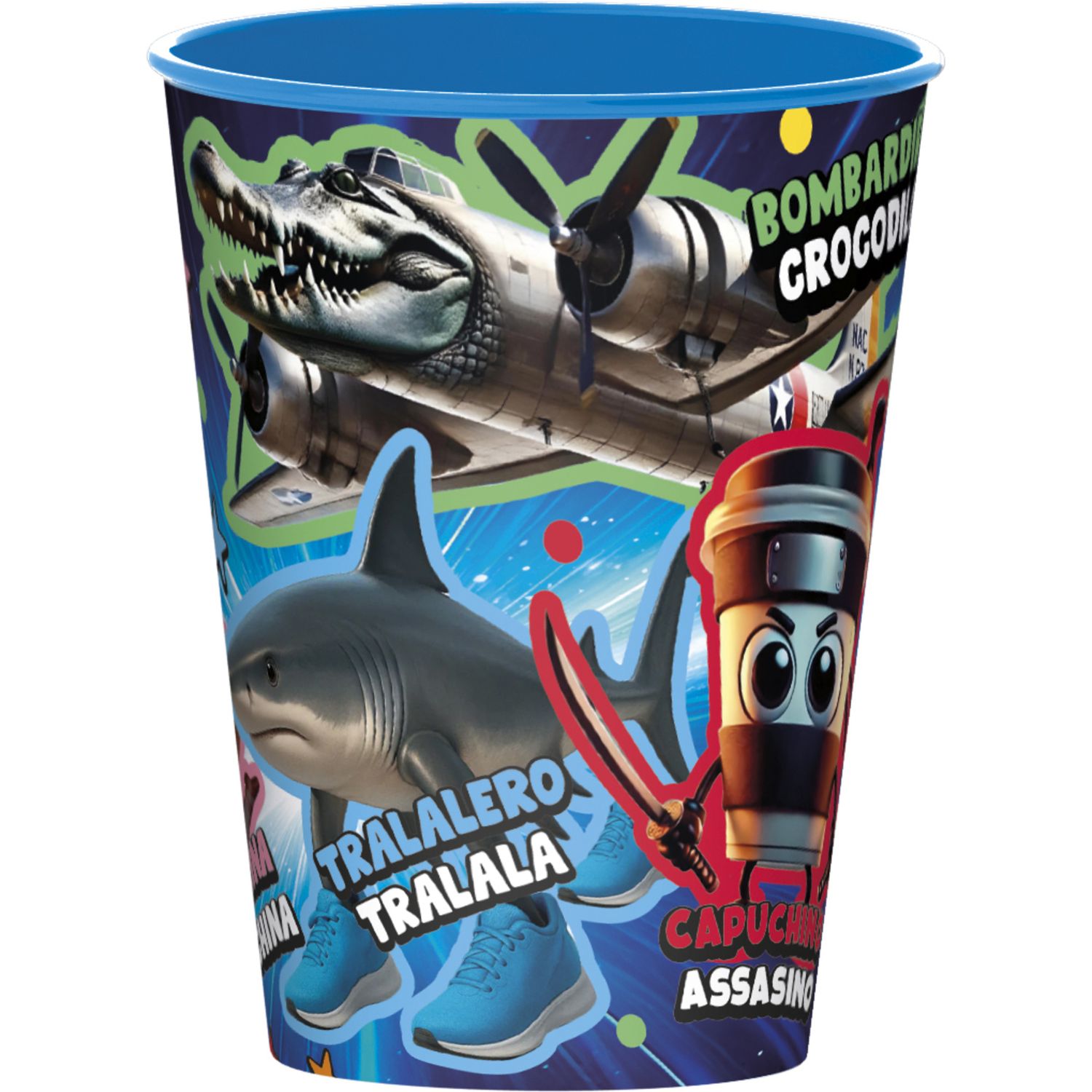 Bicchiere 260 ml - brainrot - BRAINROT