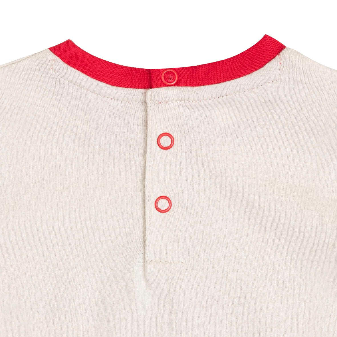 T-shirt bimbo rosso/ bianco leone - Mawi