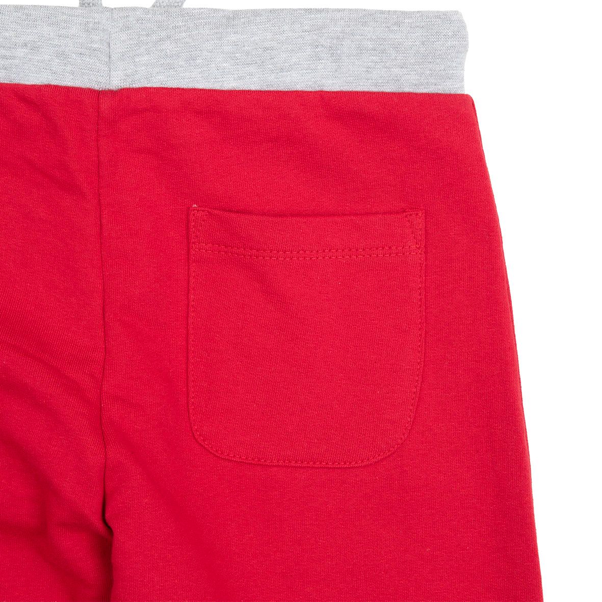 Pantalone bambino french terry rosso - Mawi