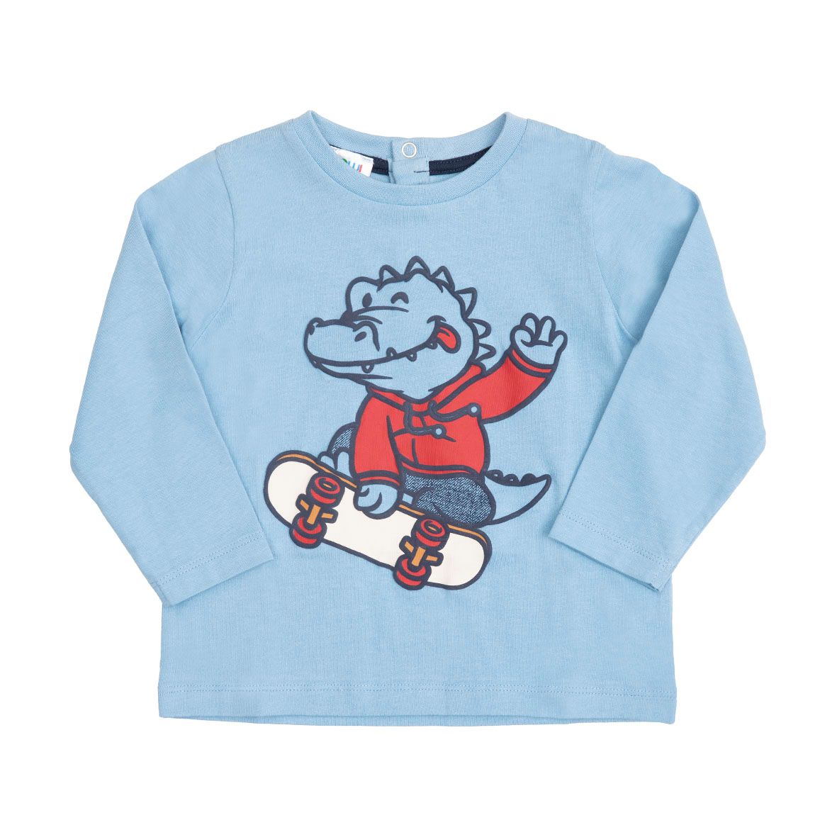 Maglia jersey bimbo azzurro coccodrillo - Mawi