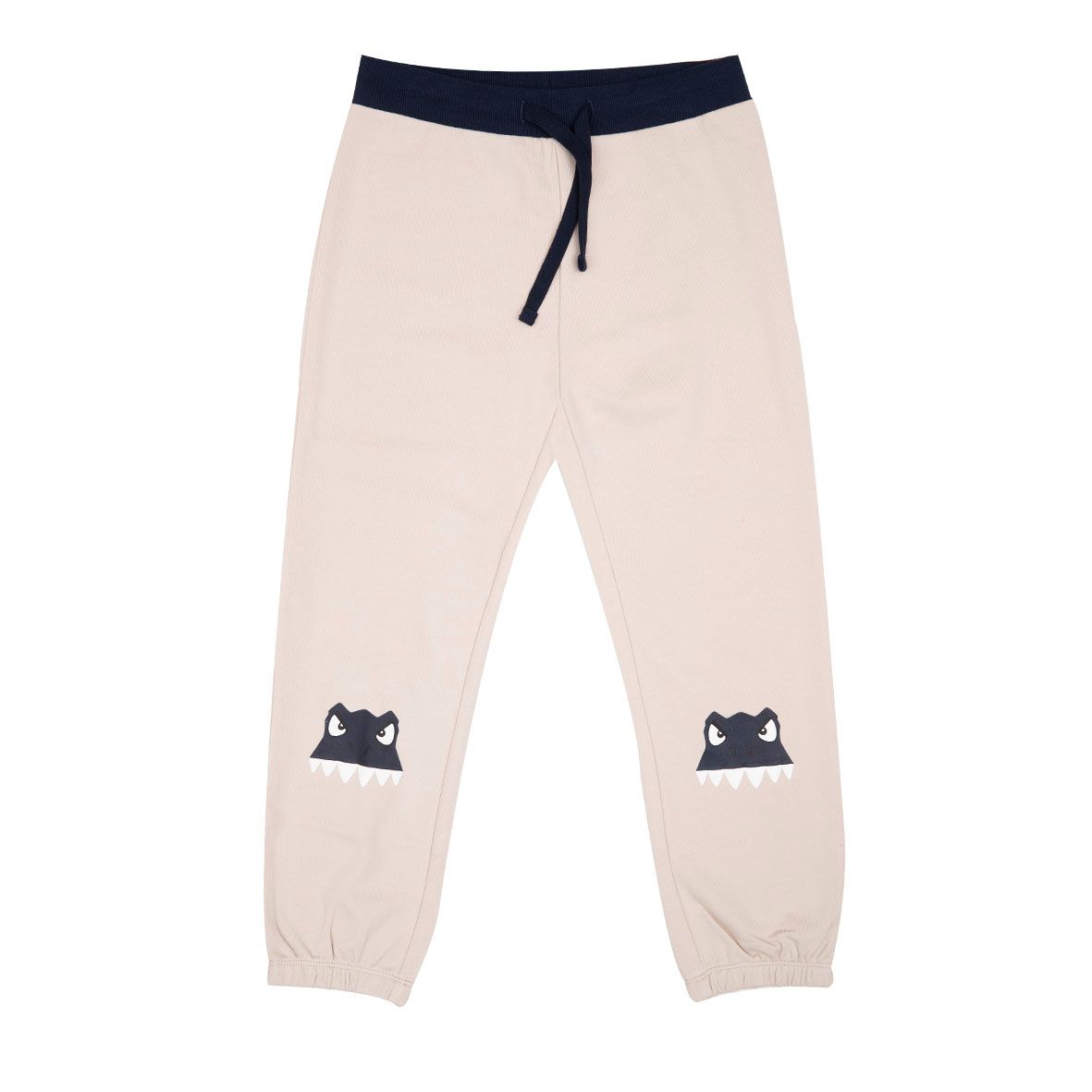 Pantalone beige con stampa ginocchia - Mawi