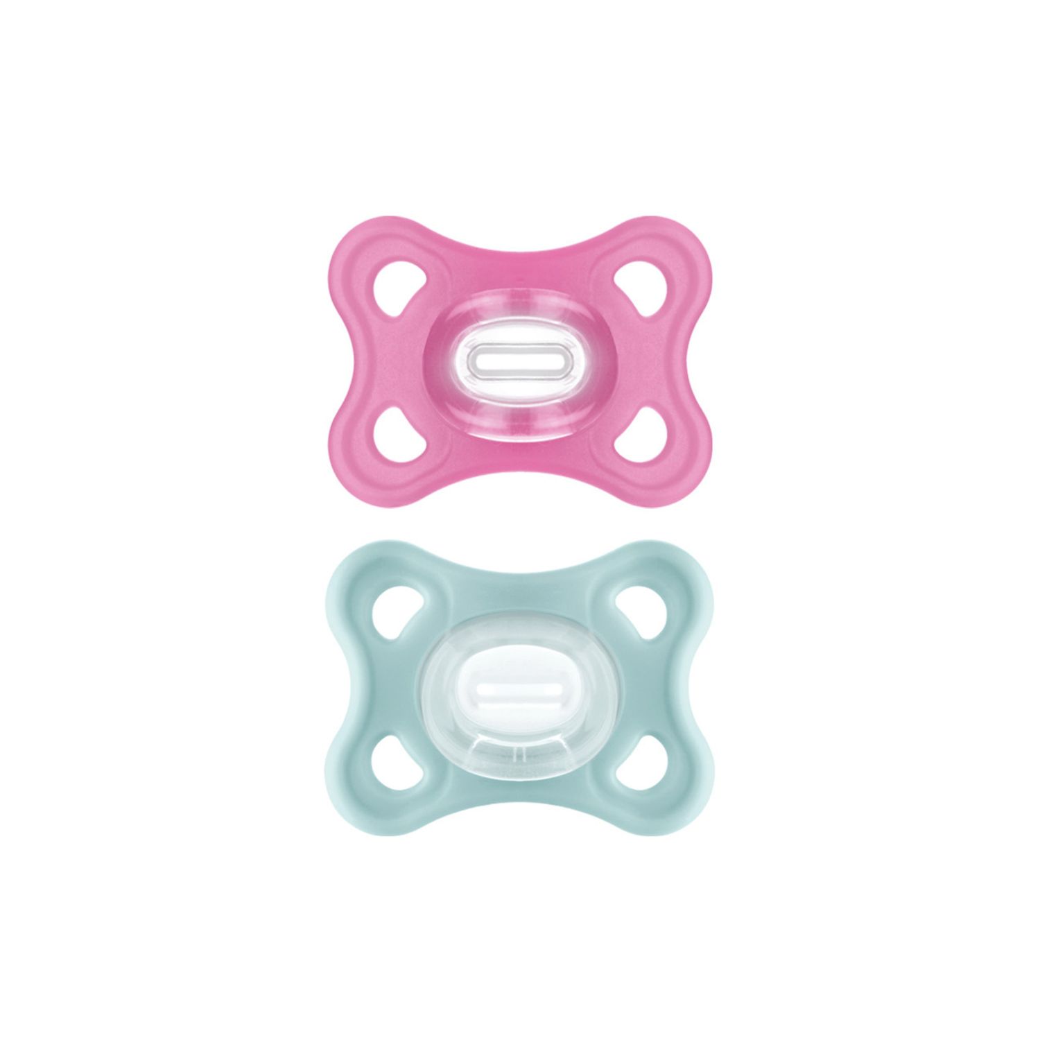 Succhietti comfort 3-12m silicone, femmina 2 pz  - mam - Mam