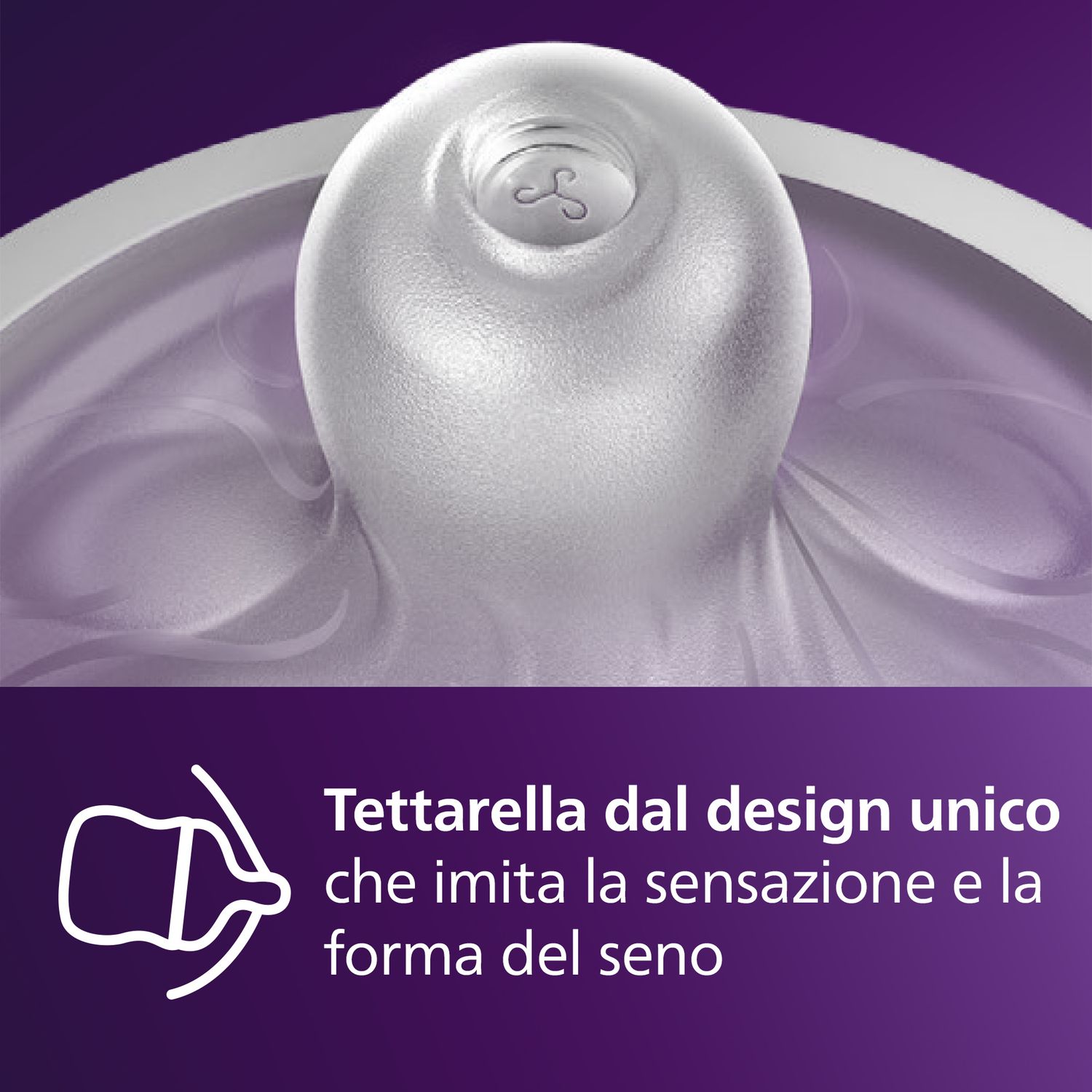 Tettarella natural response flusso 3 (medio). età consigliata: 3-6m. 2pz scy963/02 tettraelle per biberon - philips avent - Avent