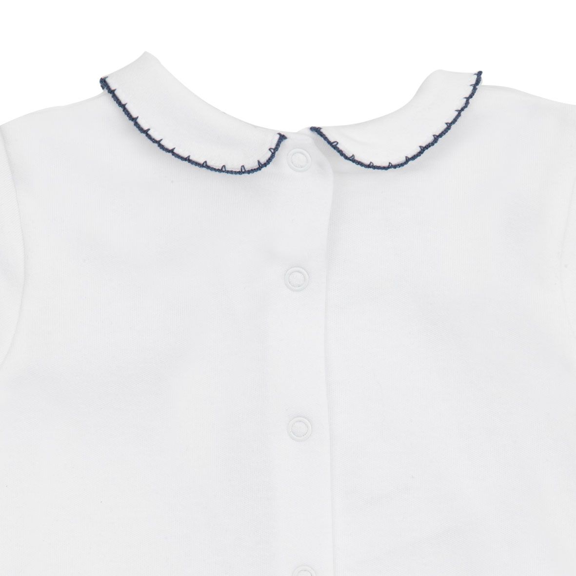 Tutina neonata finto 2 pezzi con balza - Mawi