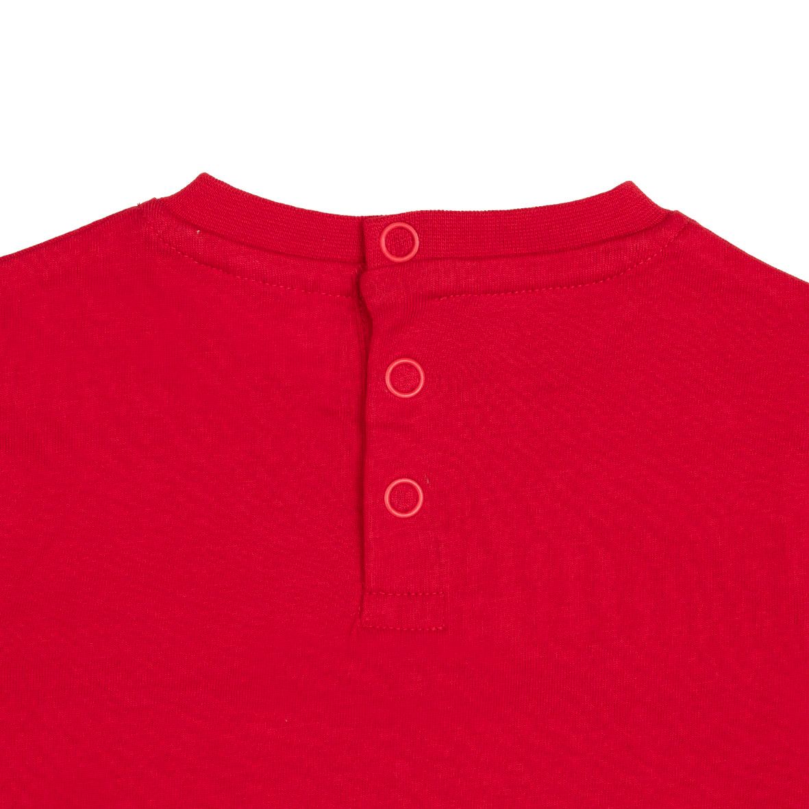 T-shirt maniche lunghe bimbo rossa - Mawi