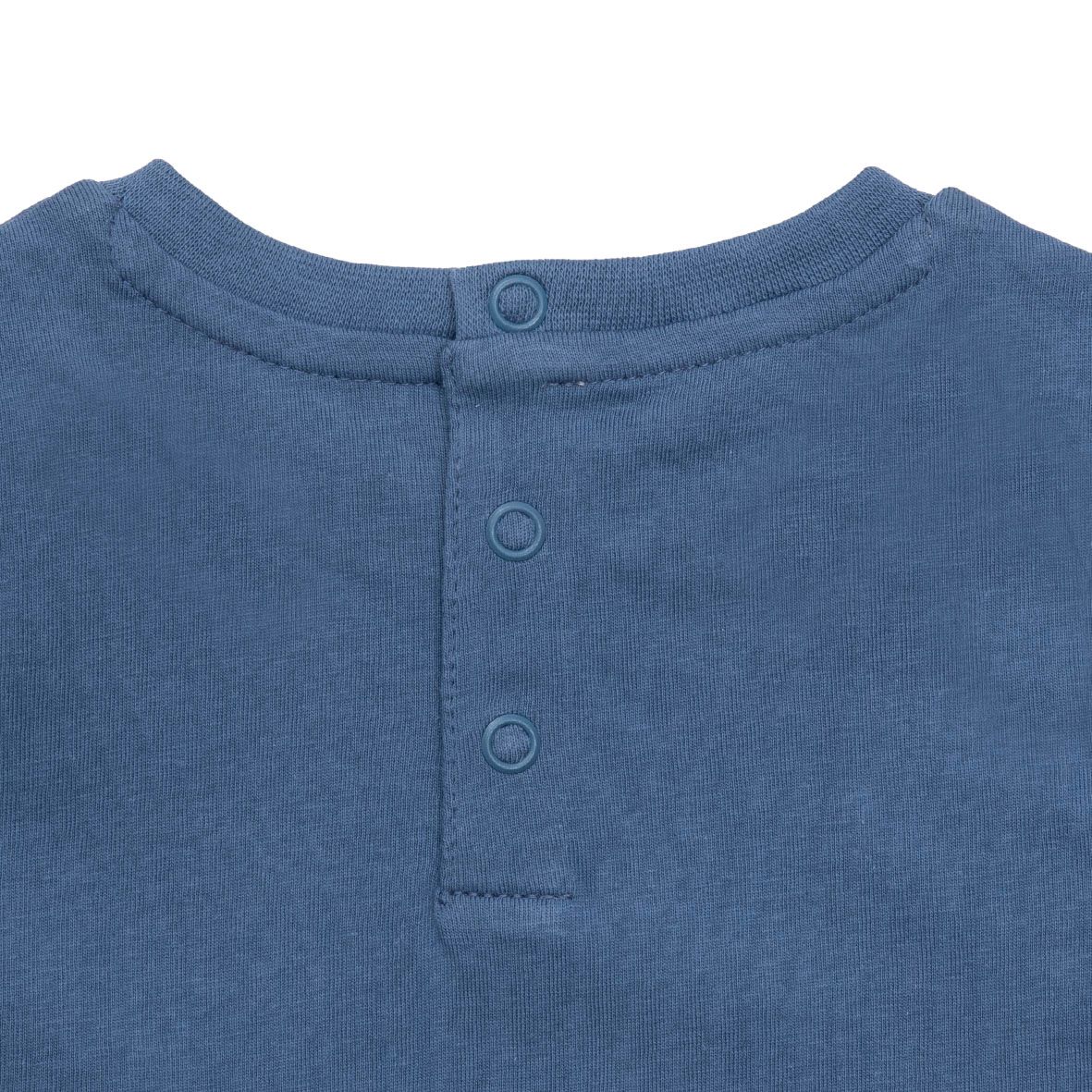 Maglia jersey bimbo blu stampata doppia manica - Mawi