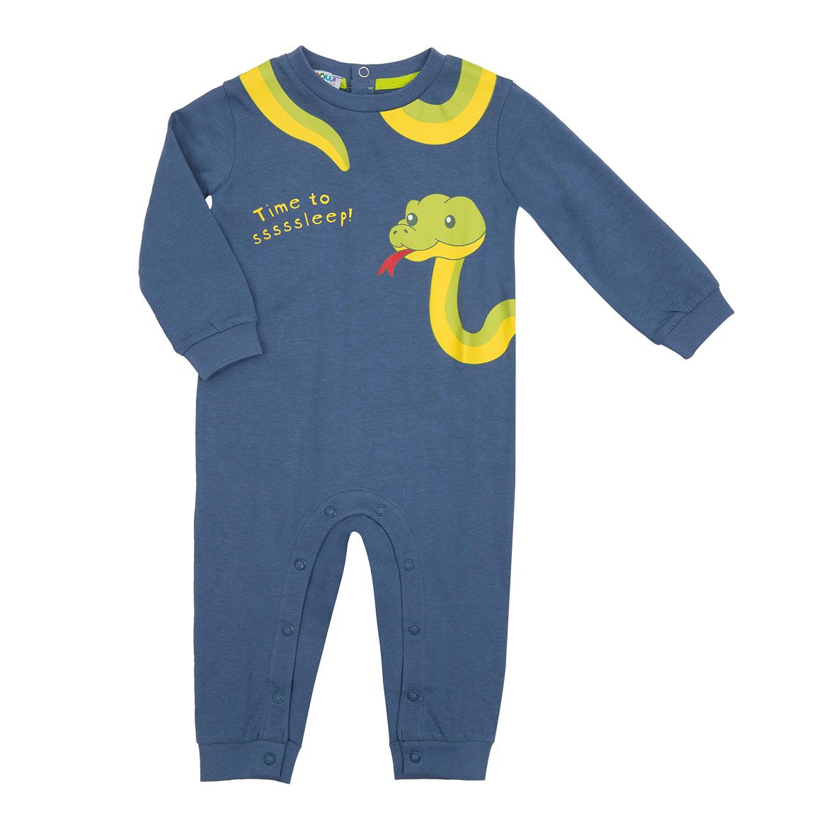 Pigiama intero bimbo blu stampa sermpente - Mawi