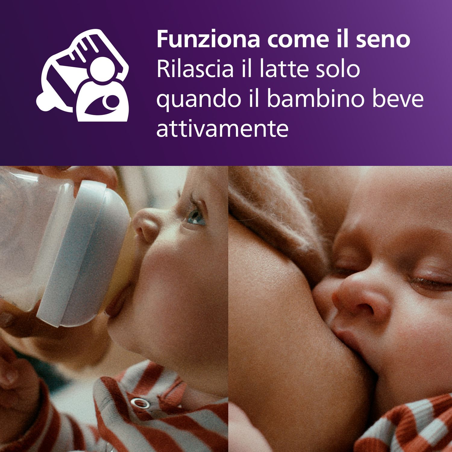 Tettarella natural response flusso 1 (extra-lento). età consigliata: dalla nascita. 2pz scy961/02 tettraelle per biberon - philips avent - Avent