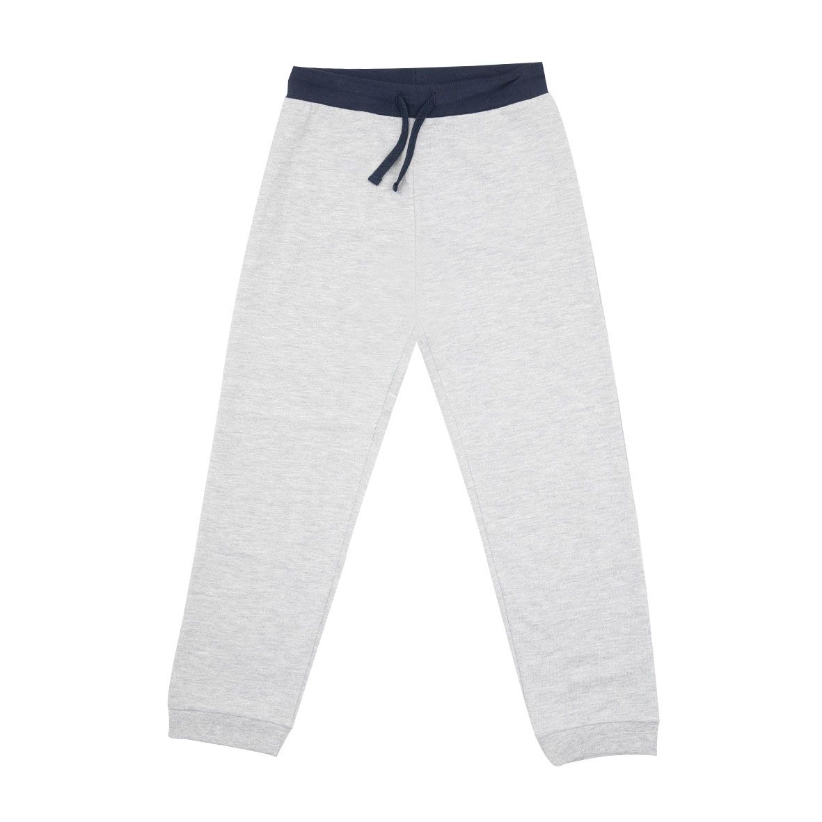 Pantalone semplice bimbo french terry grigio - Mawi