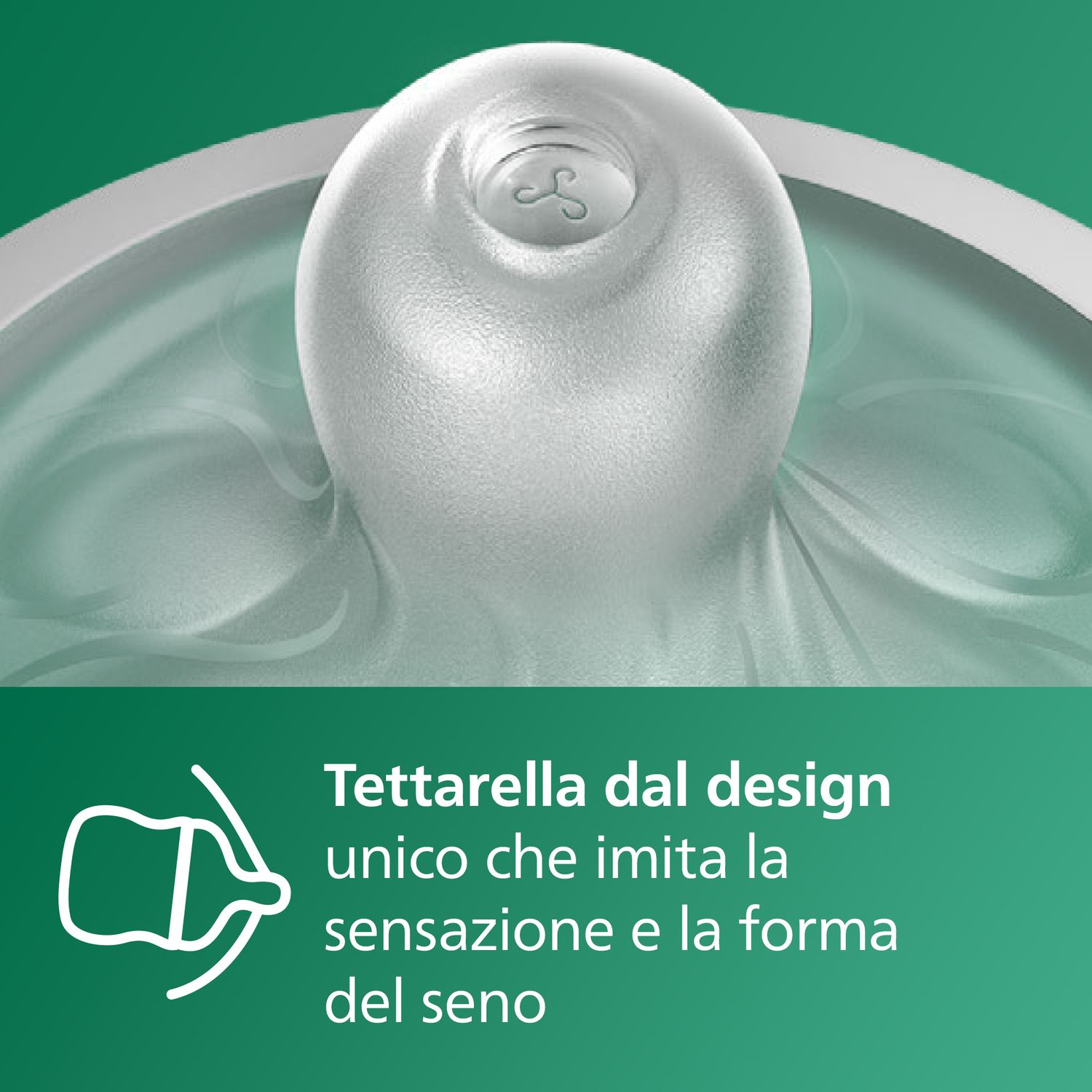 Biberon natural response in vetro 120 ml, con tettarella flusso 2 (lento). età consigliata: 0-3m. biberon 1 pz: scy930/01 - philips avent - Avent