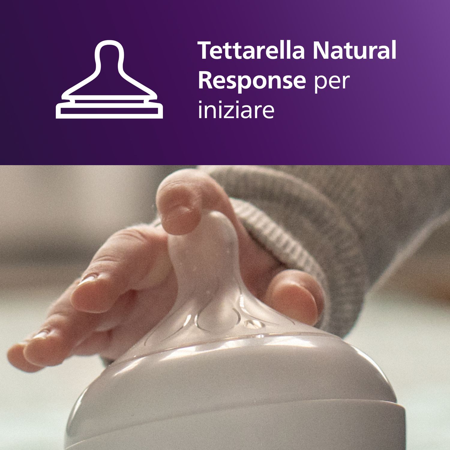 Bicchiere evolutivo natural response 125 ml, con tettarella flusso 5 (extra-veloce). età consigliata: 6m+. tazza biberon 1 pz - philips avent - Avent