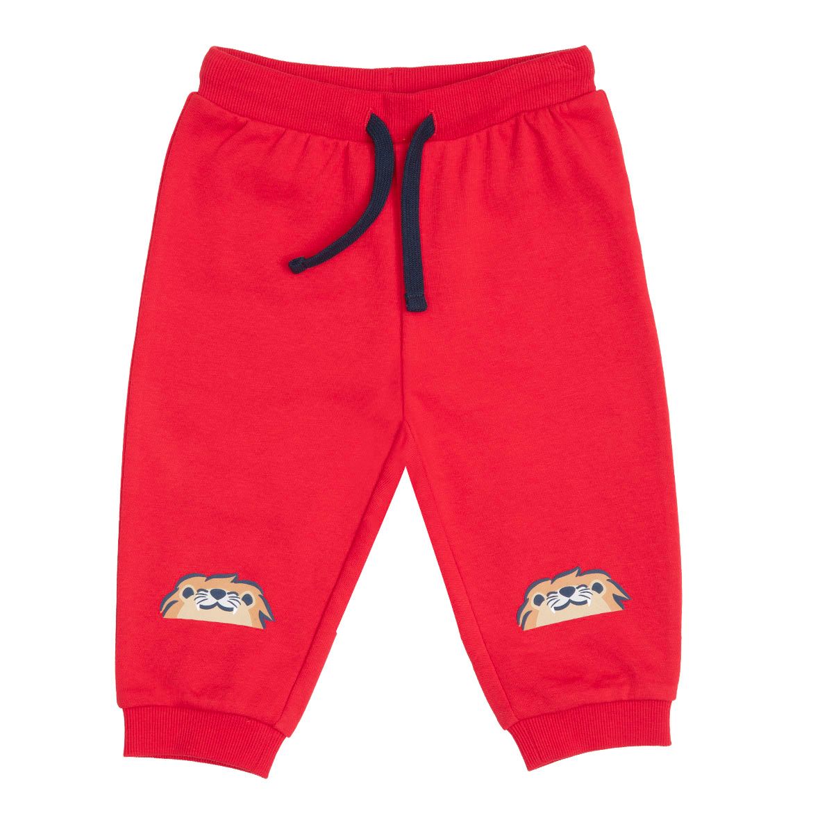 Pantalone lungo rosso bimbo con stampe - Mawi