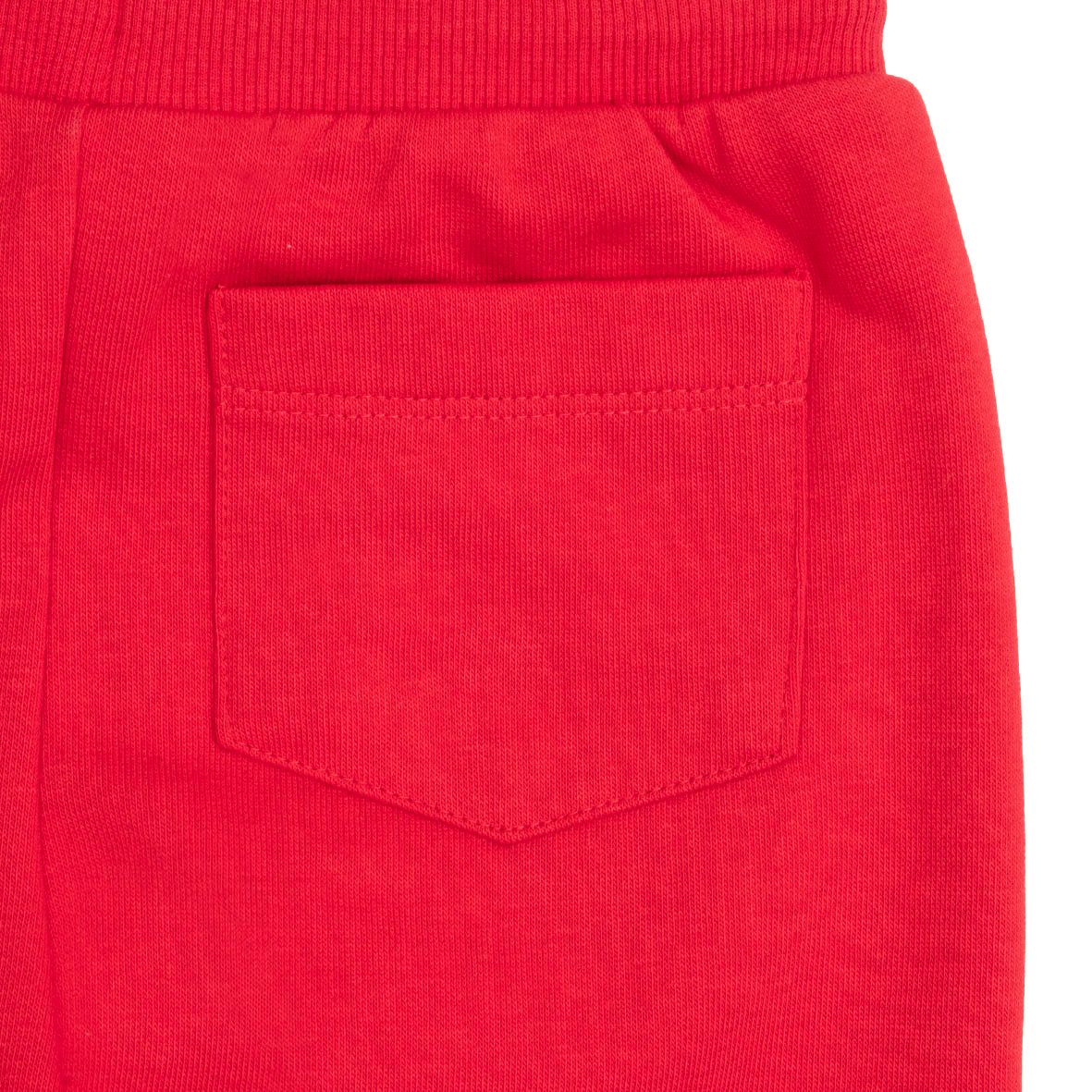 Pantalone lungo rosso bimbo con stampe - Mawi