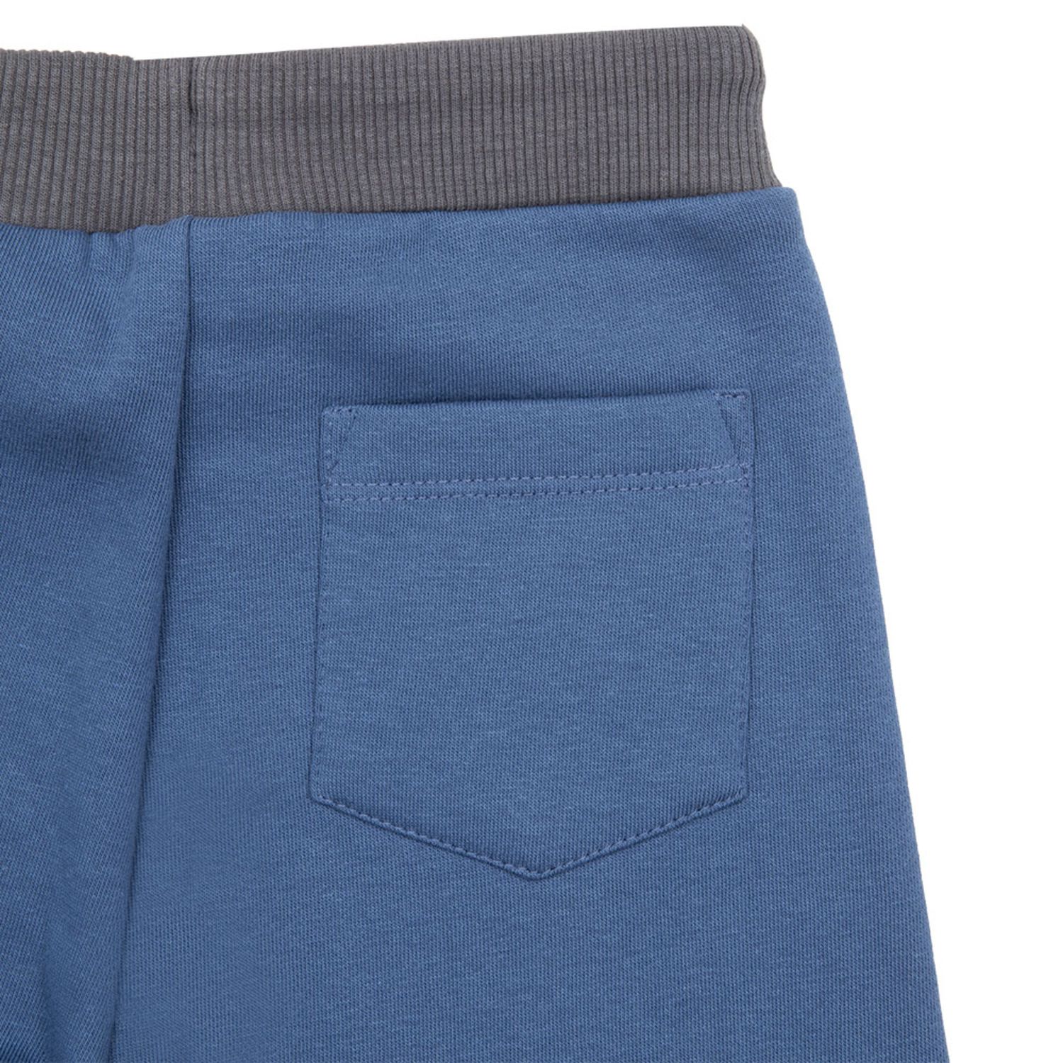 Completo jogging bimbo bicolor blu/grigio - Mawi