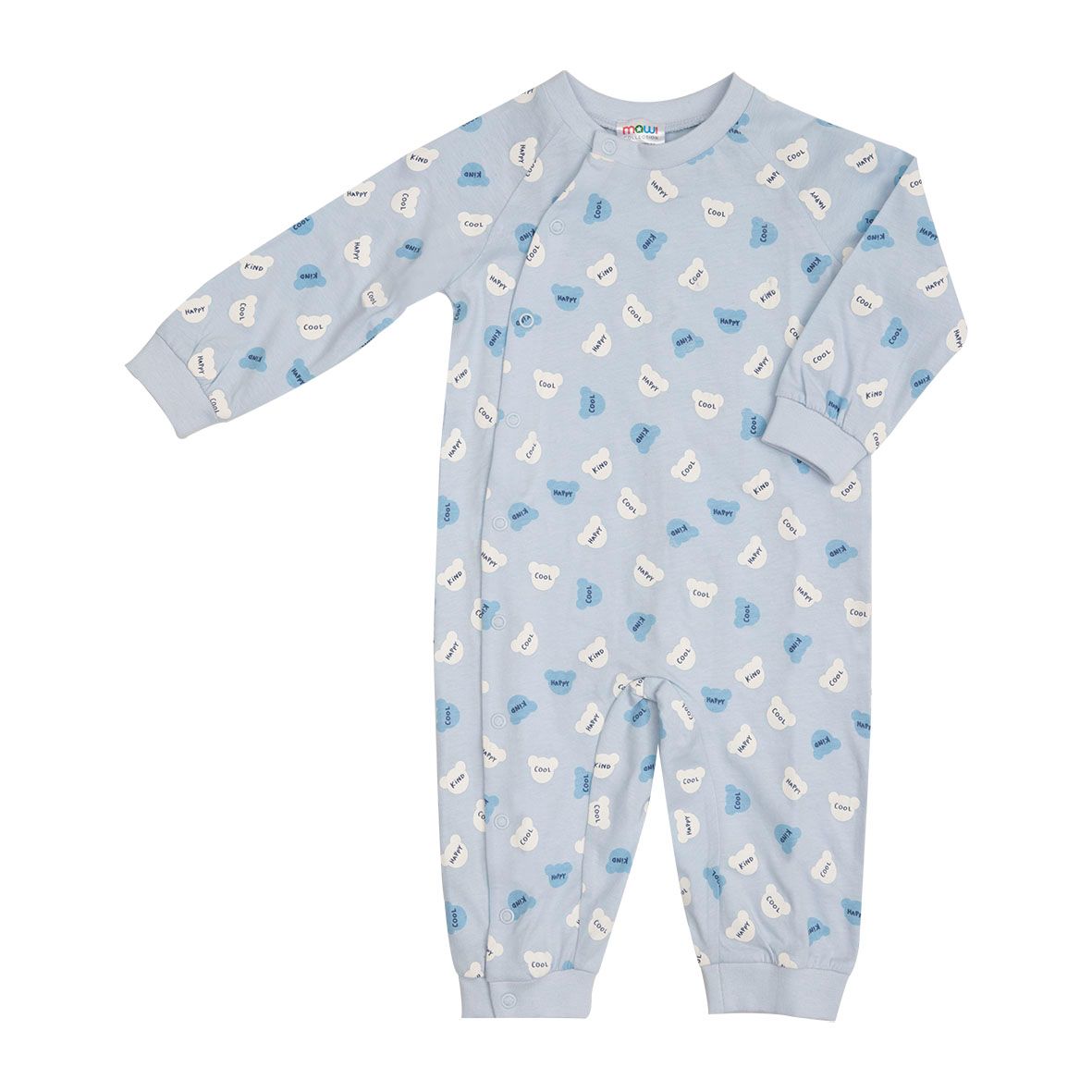 Pigiama intero azzurro bimbo orsi allover - Mawi