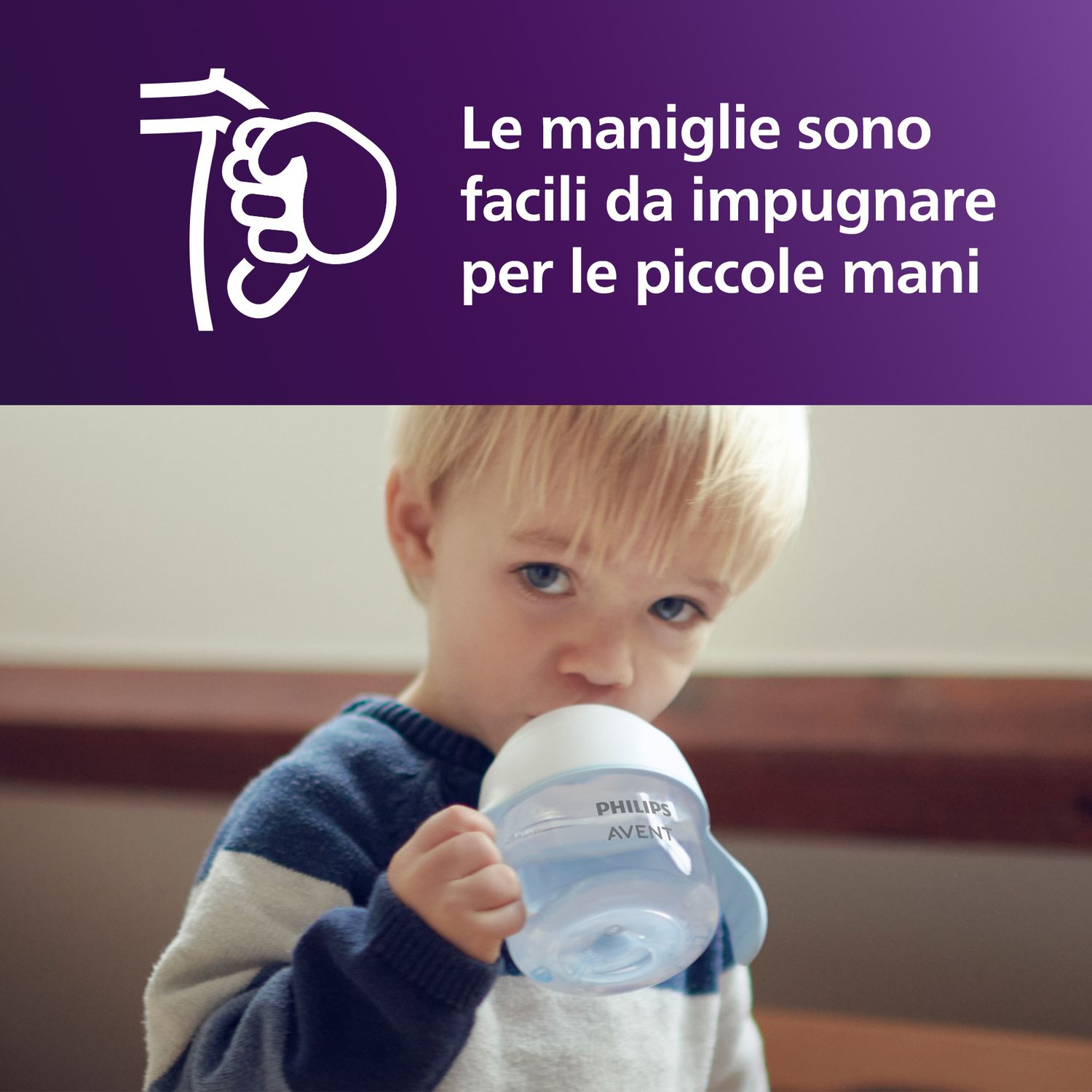 Bicchiere evolutivo natural response 125 ml, con tettarella flusso 5 (extra-veloce). età consigliata: 6m+. tazza biberon 1 pz - philips avent - Avent