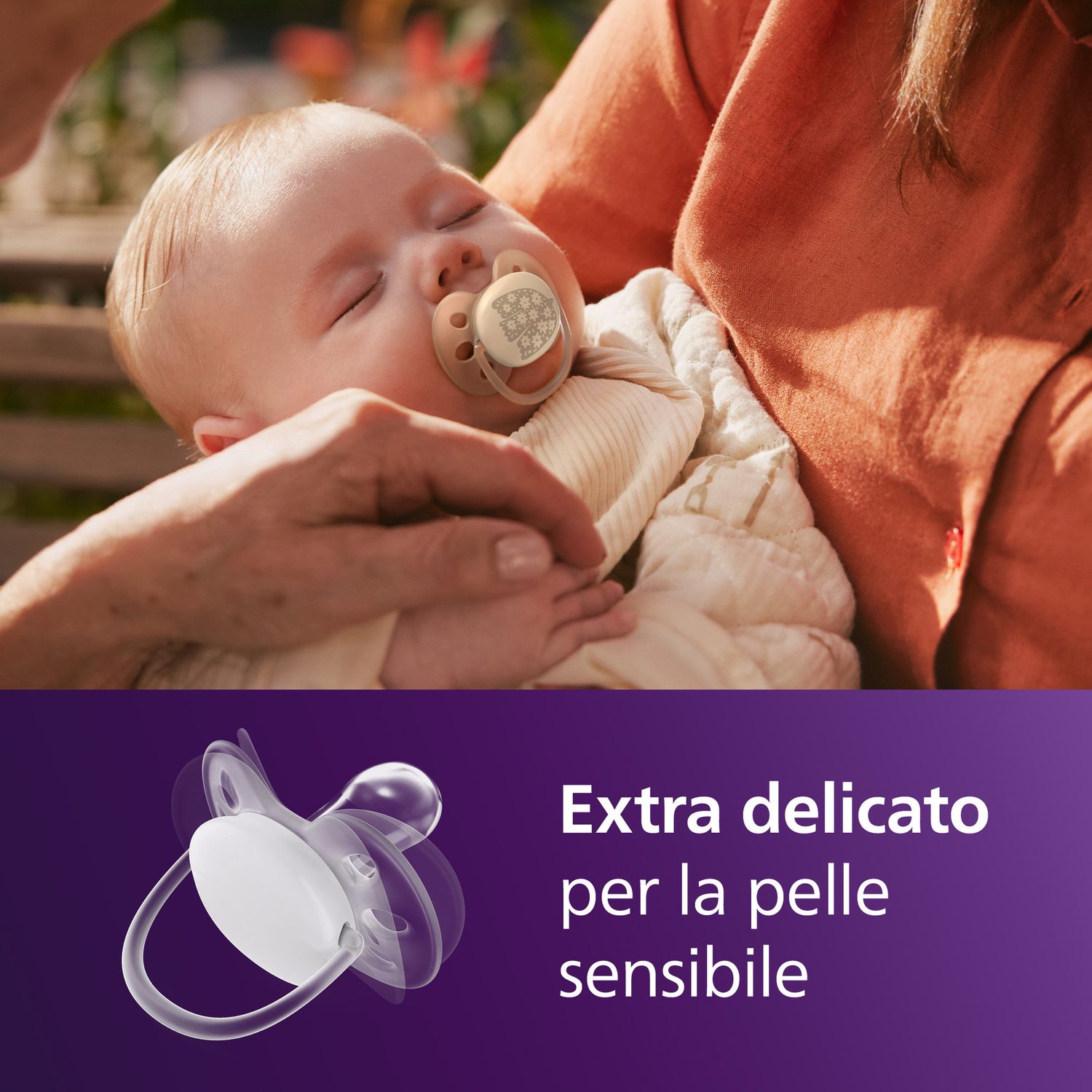 Succhietti ultra soft 0-6m pastello crema e azzurro con decorazioni, a base vegetale - set da 2 ciucci - philips avent - Avent