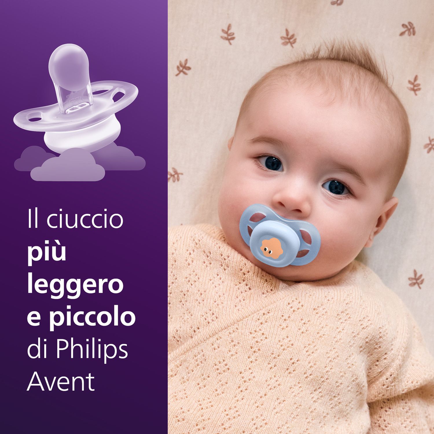 Succhietti ultra start 0-2m pastello verde e blu con decorazioni, a base vegetale - set da 2 ciucci - philips avent - Avent