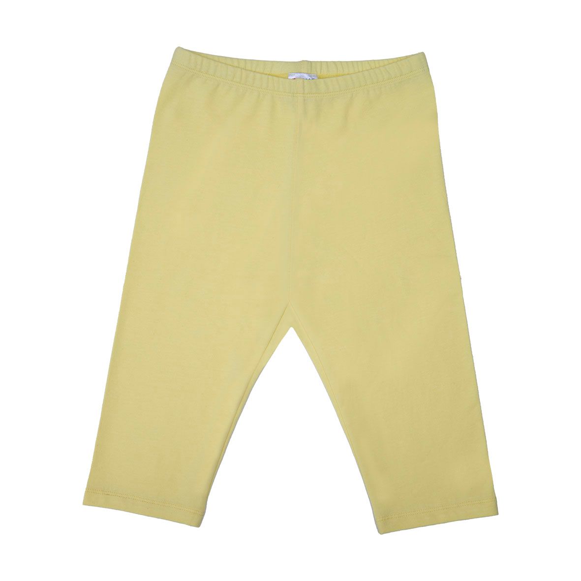 Legging 3/4 jersey basic bimba giallo - Mawi