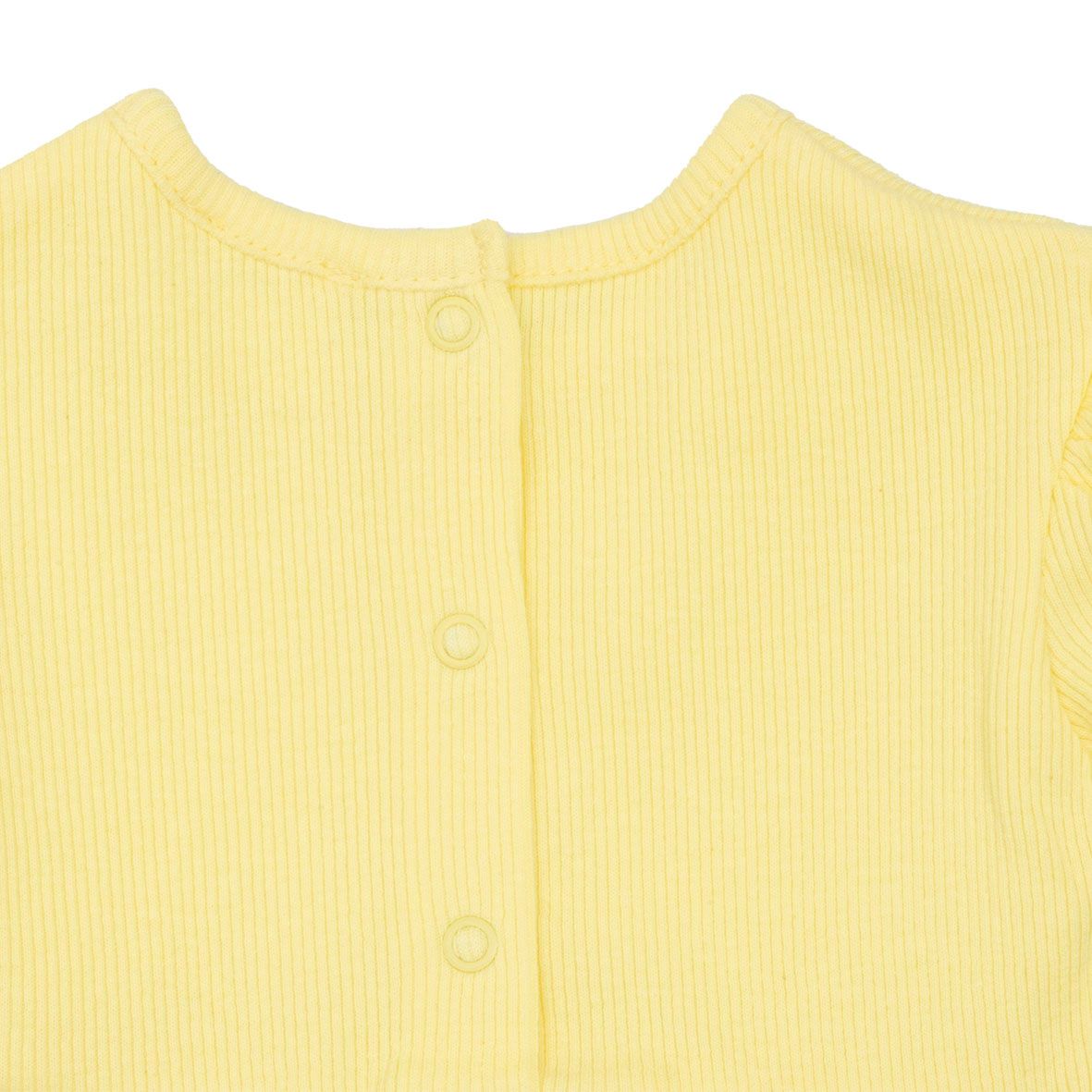 Abito costina bimba giallo - Mawi