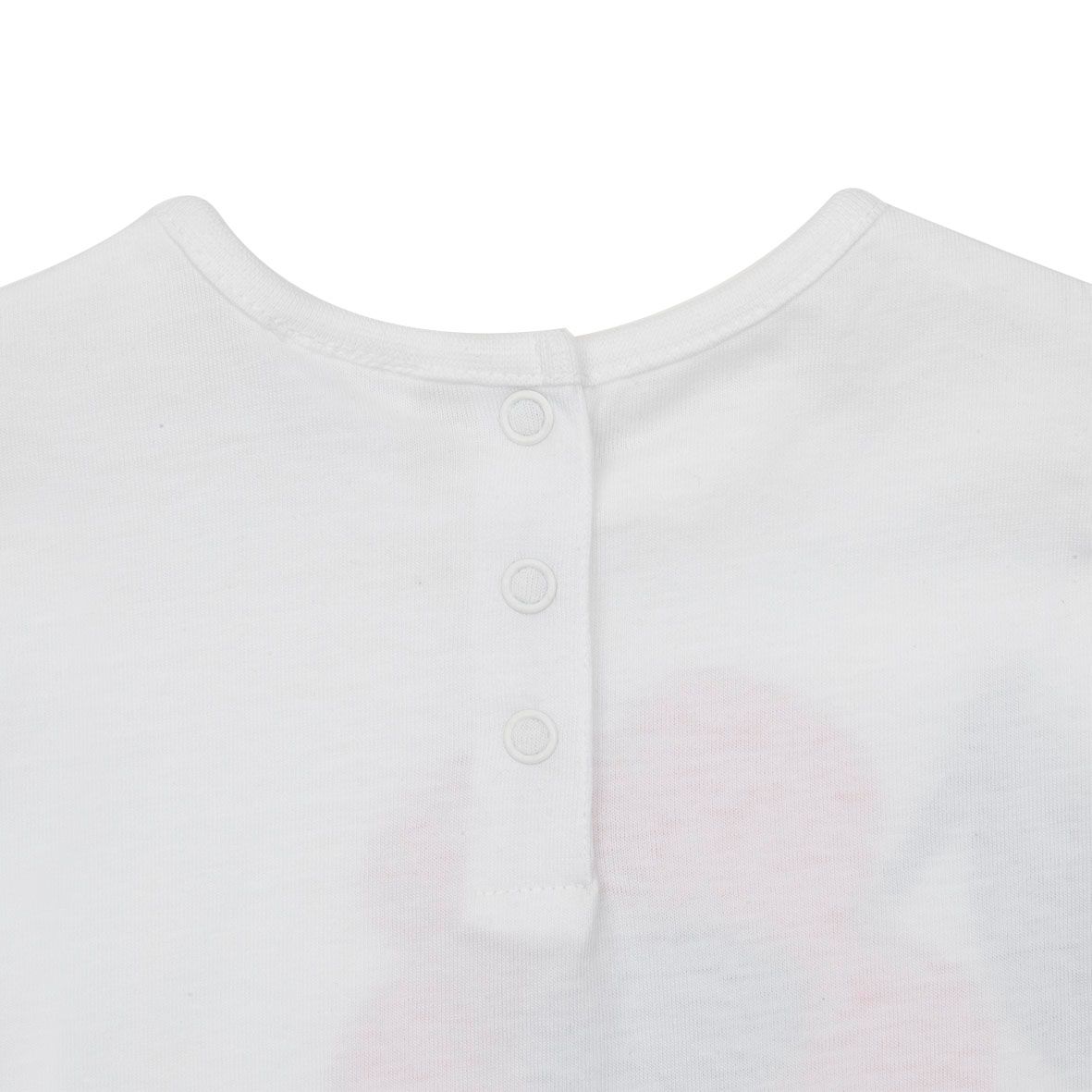 T-shirt jersey bimba bianca stampa floreale - Mawi