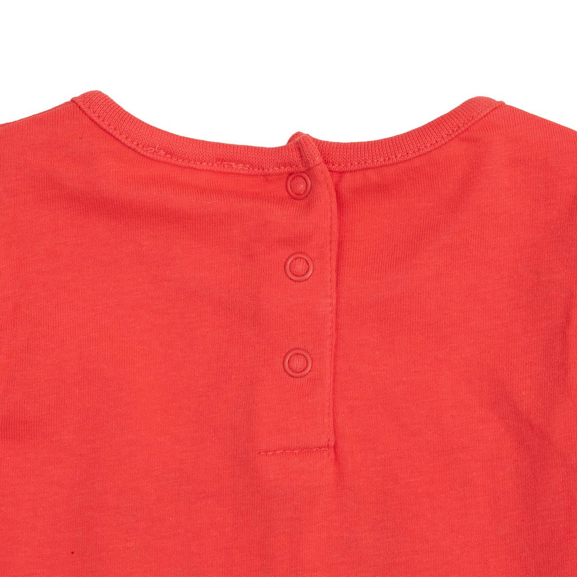 Canotta jersey bimba corallo stampata - Mawi