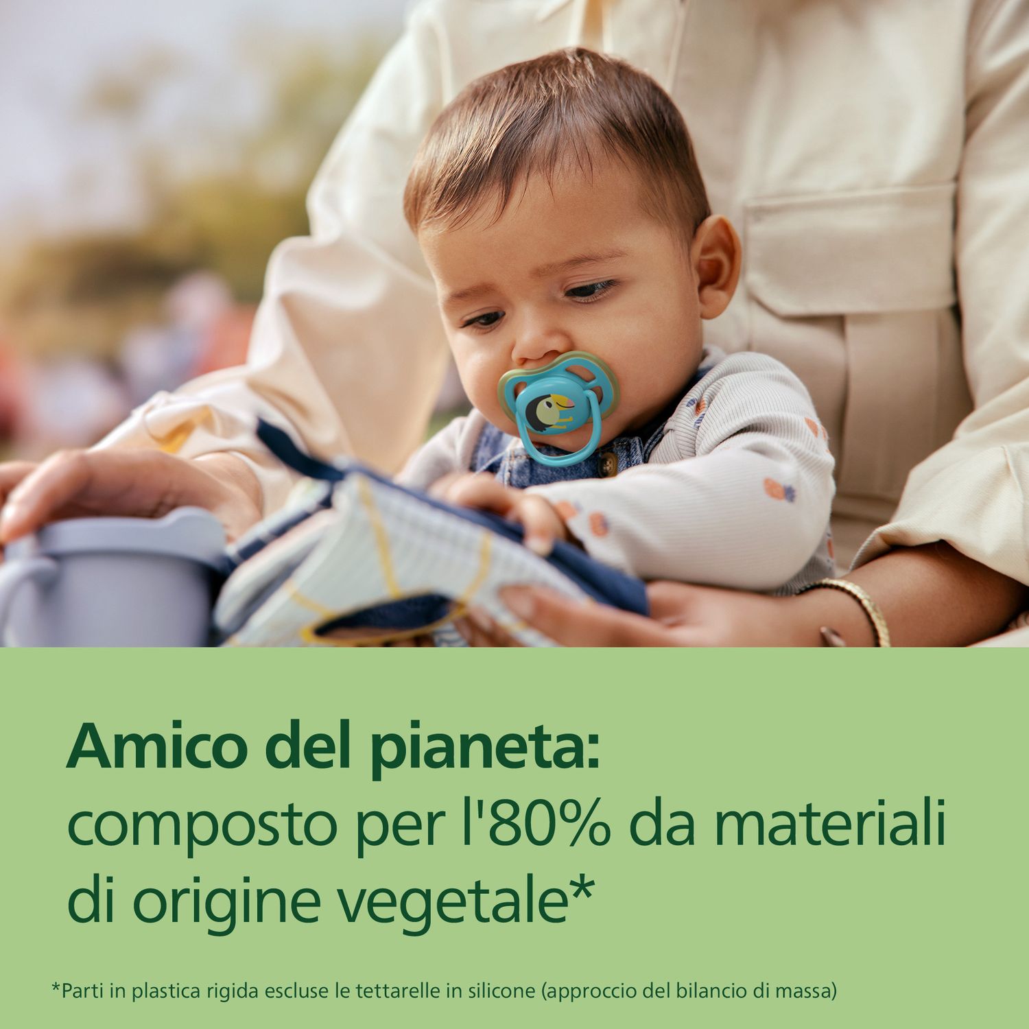 Succhietti ultra air 6-18m tigri e tucano, a base vegetale - set da 2 ciucci - philips avent - Avent