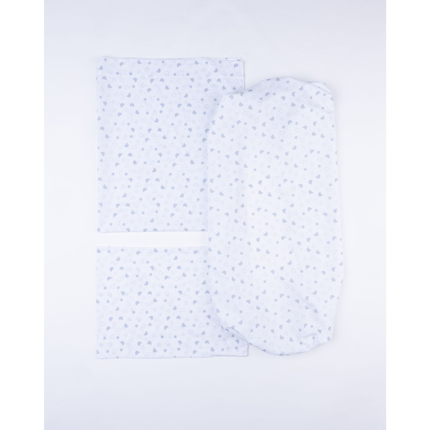 Completo 3 pezzi maxi culla giordani outline grigio - giordani - Giordani