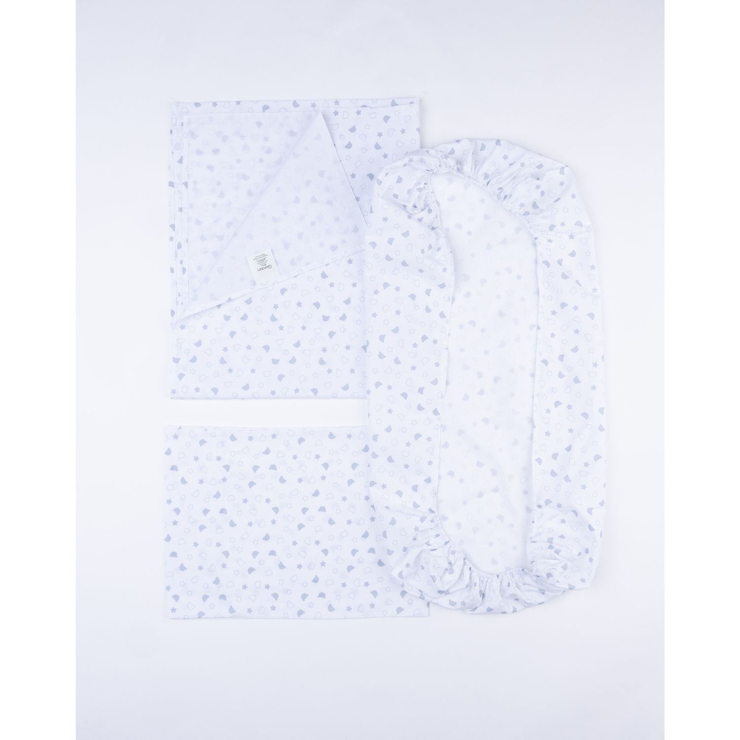 Completo 3 pezzi maxi culla giordani outline grigio - giordani - Giordani