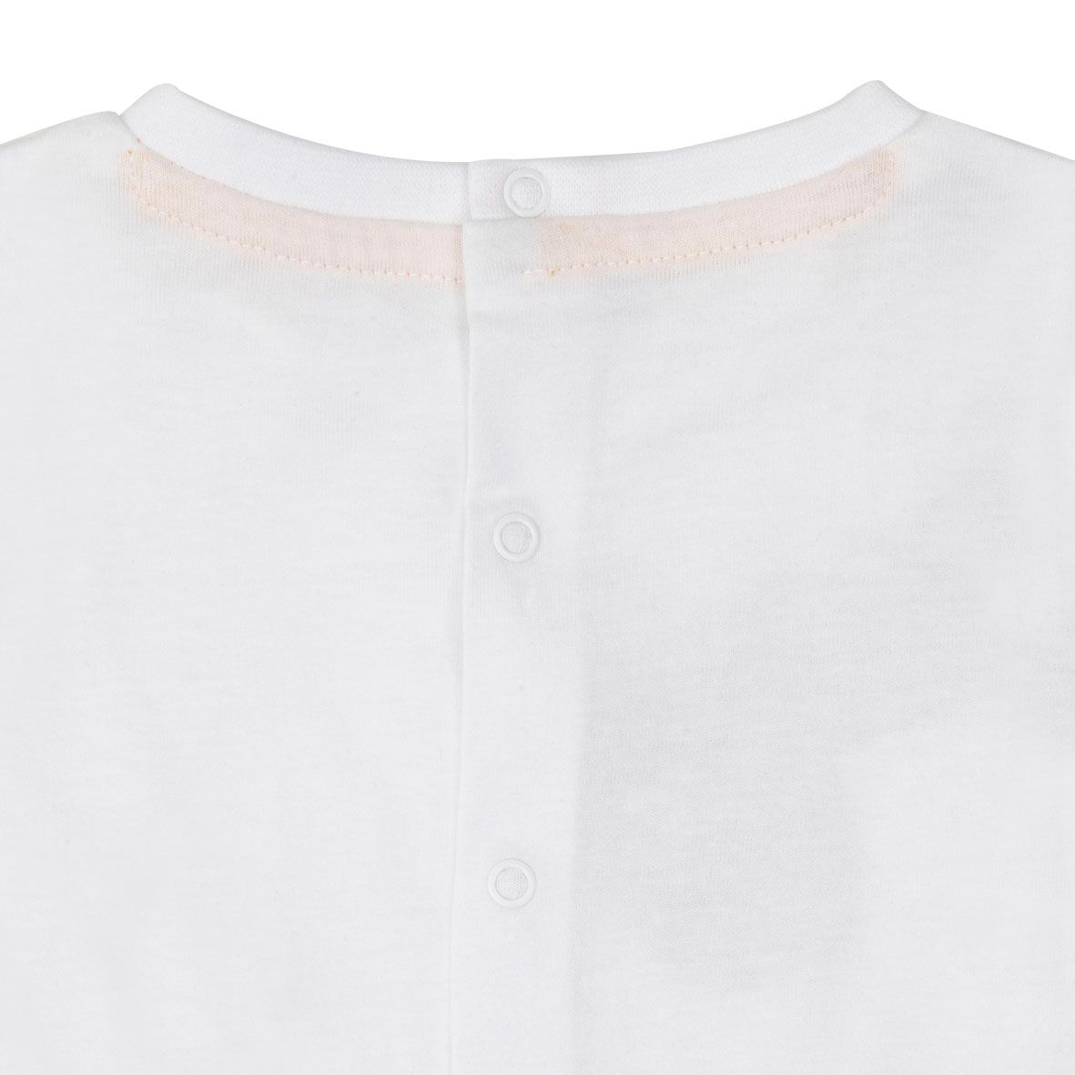 Short + maglietta mezza manica bimbo bianco/giallo "dino" - Mawi