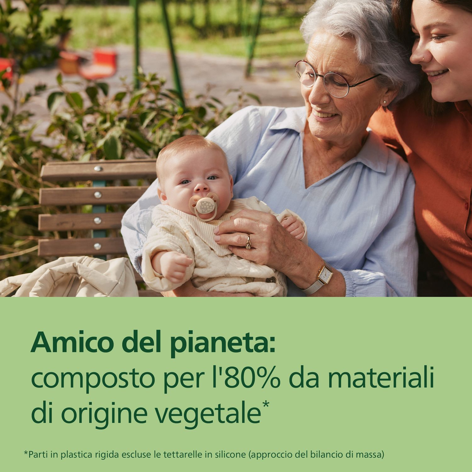 Succhietti ultra soft 0-6m pastello crema e azzurro con decorazioni, a base vegetale - set da 2 ciucci - philips avent - Avent