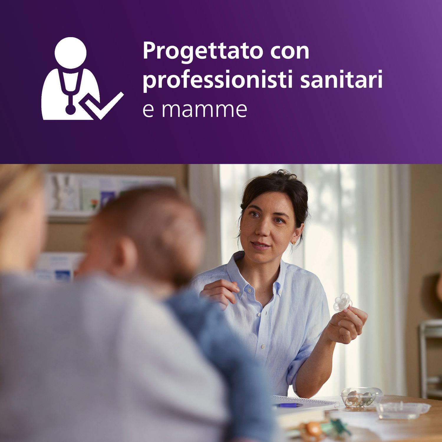 Succhietti ultra soft  6-18m pastello blu e verde, a base vegetale - set da 2 ciucci - philips avent - Avent