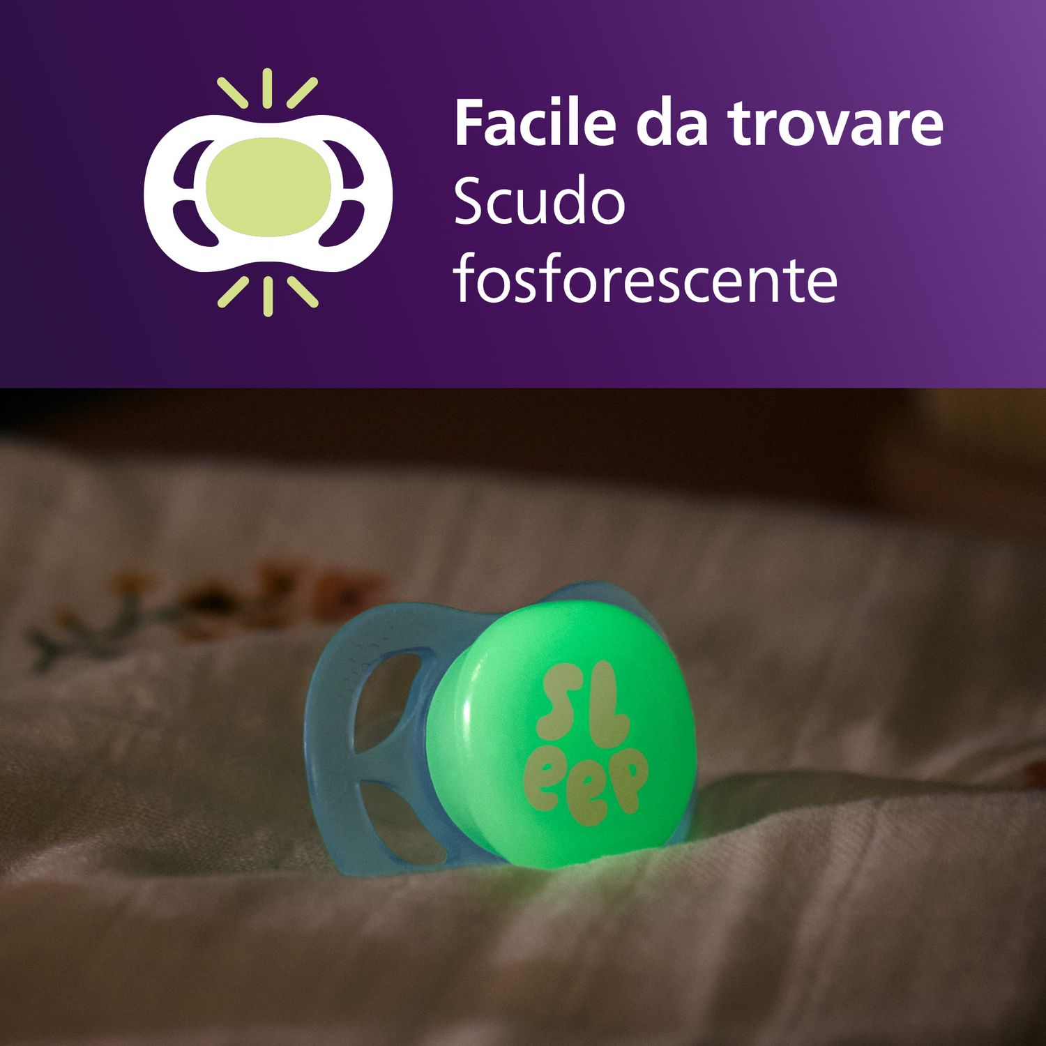 Succhietti ultra start 0-2m night pastello verde e blu smile e sleep, a base vegetale - set da 2 ciucci - philips avent - Avent