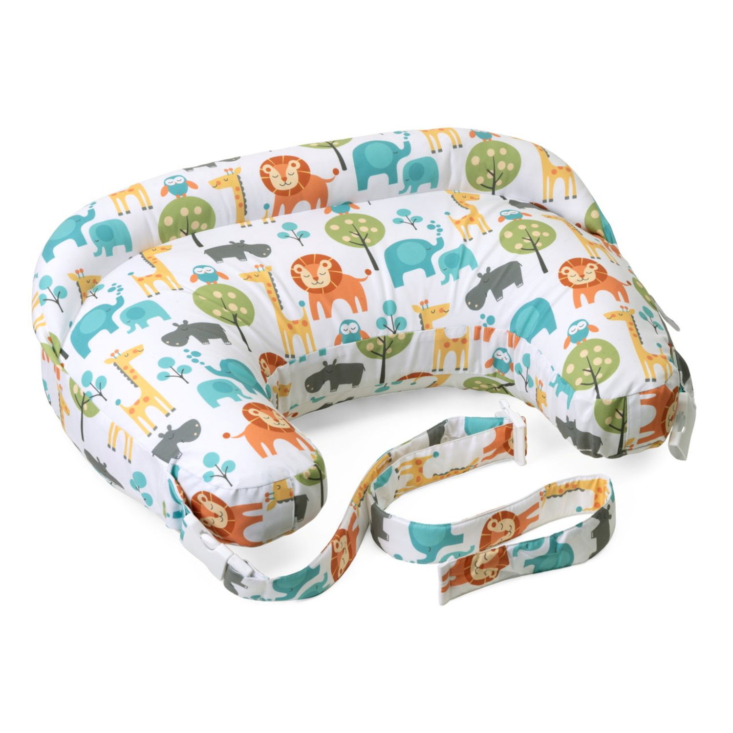 Cuscino da allattamento boppy deluxe peaceful jungle - boppy - Boppy