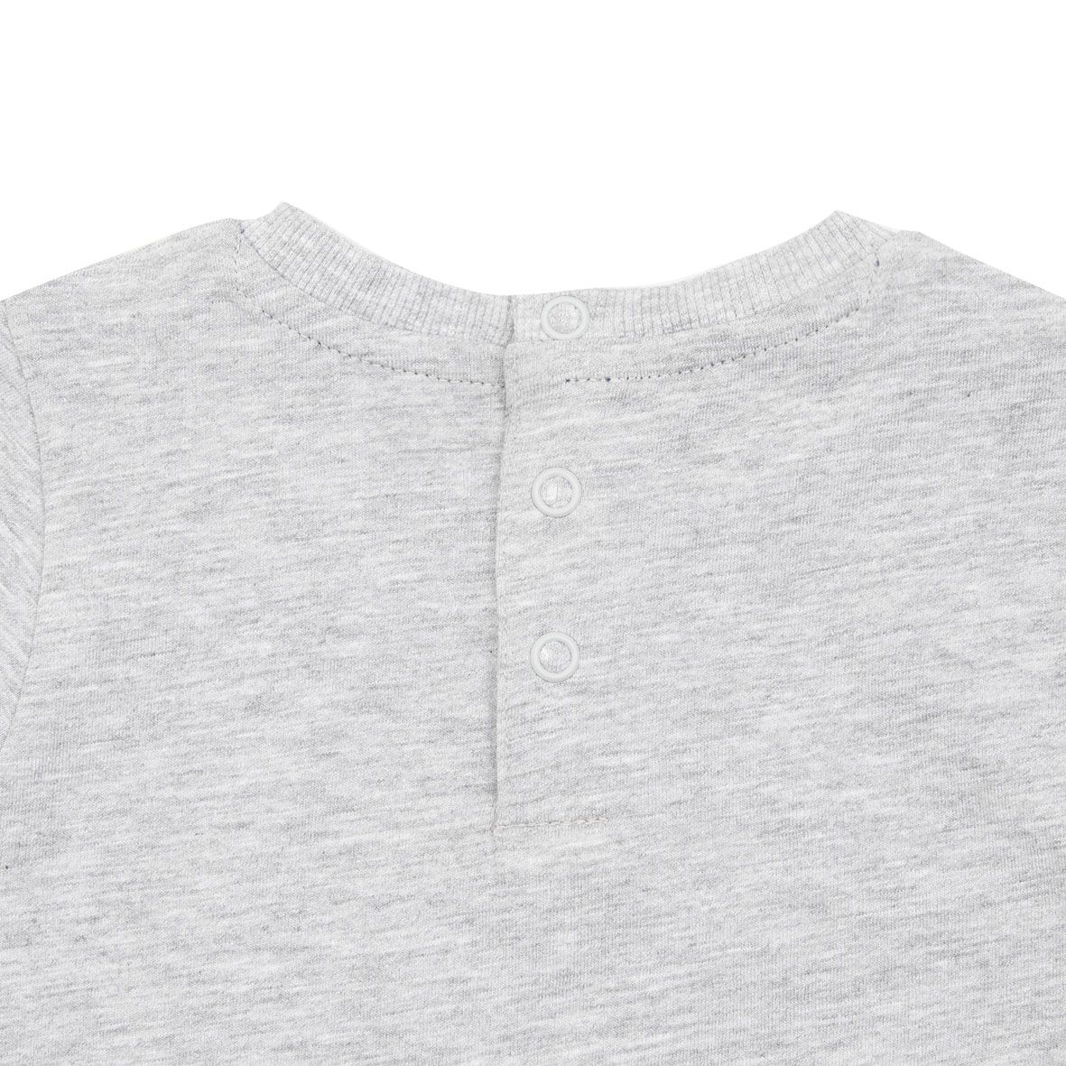 T-shirt jersey bimbo grigia stampa "junior team" - Mawi