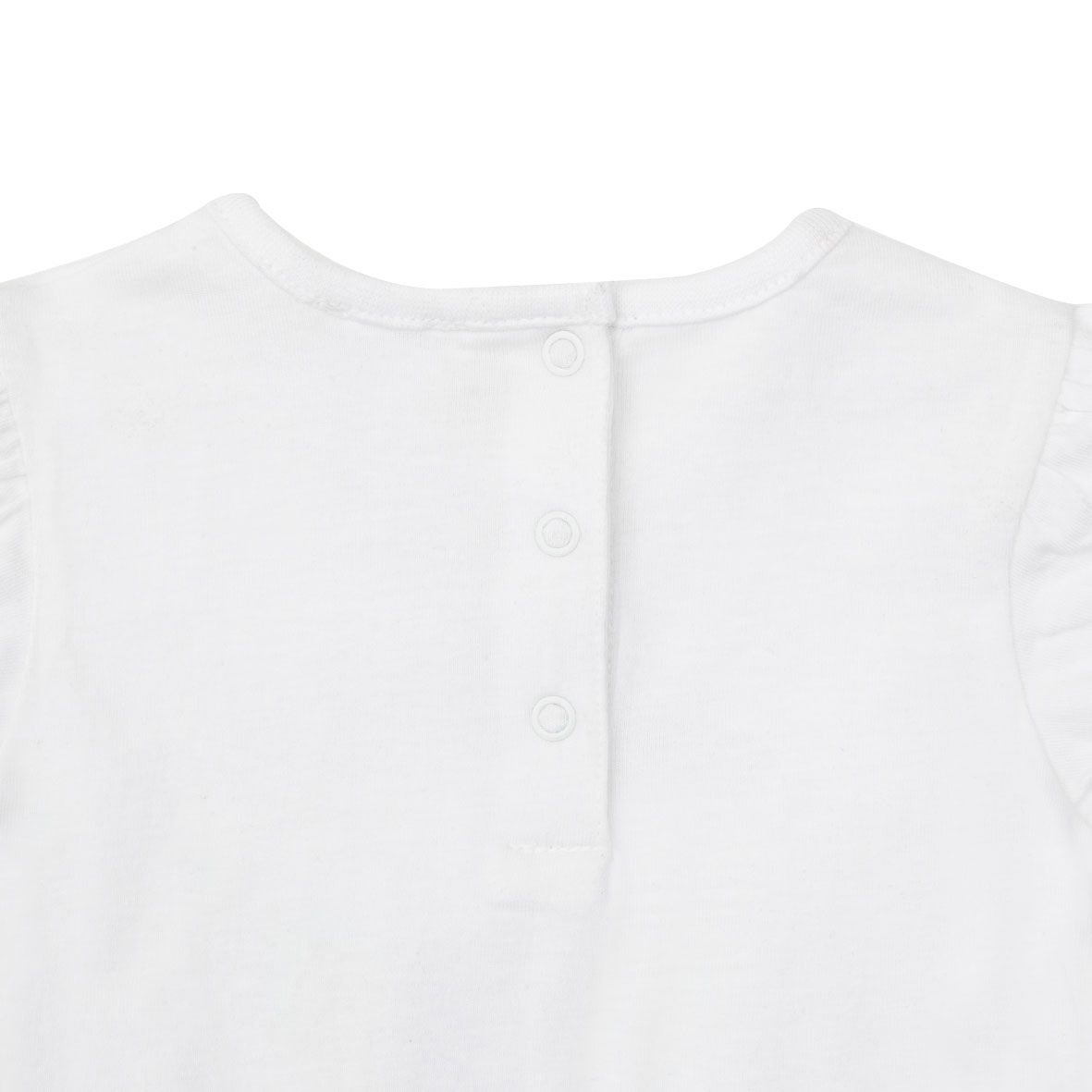 T-shirt jersey bimba bianca stampa "mini sister" - Mawi