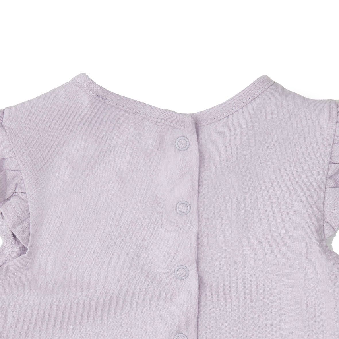 Pagliaccetto jersey bimba lilla orsetto - Mawi