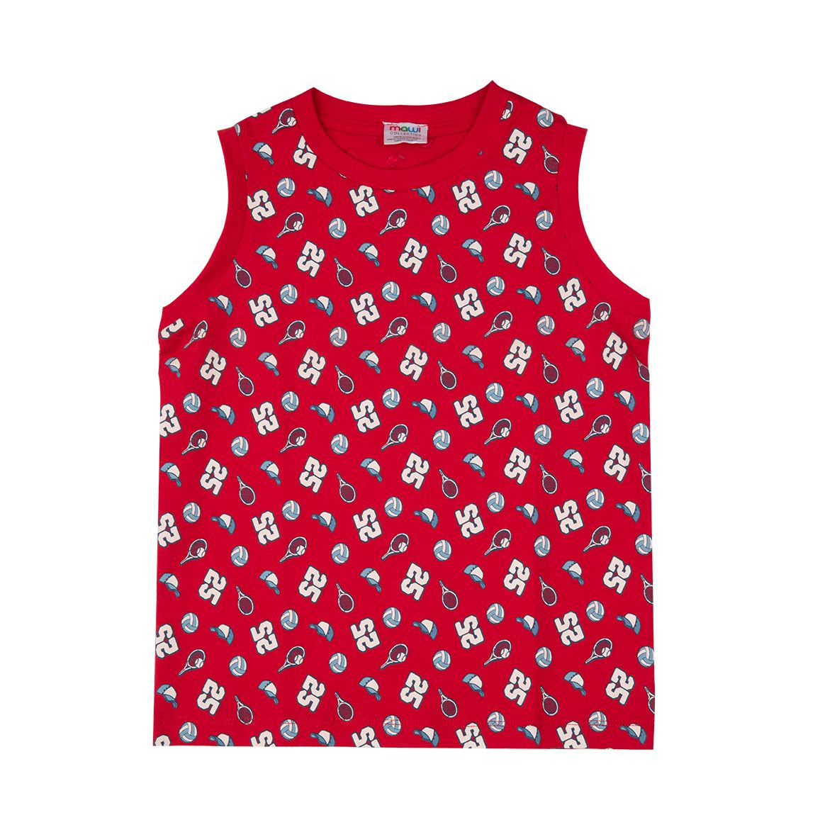 Canotta jersey bimbo stampata - Mawi