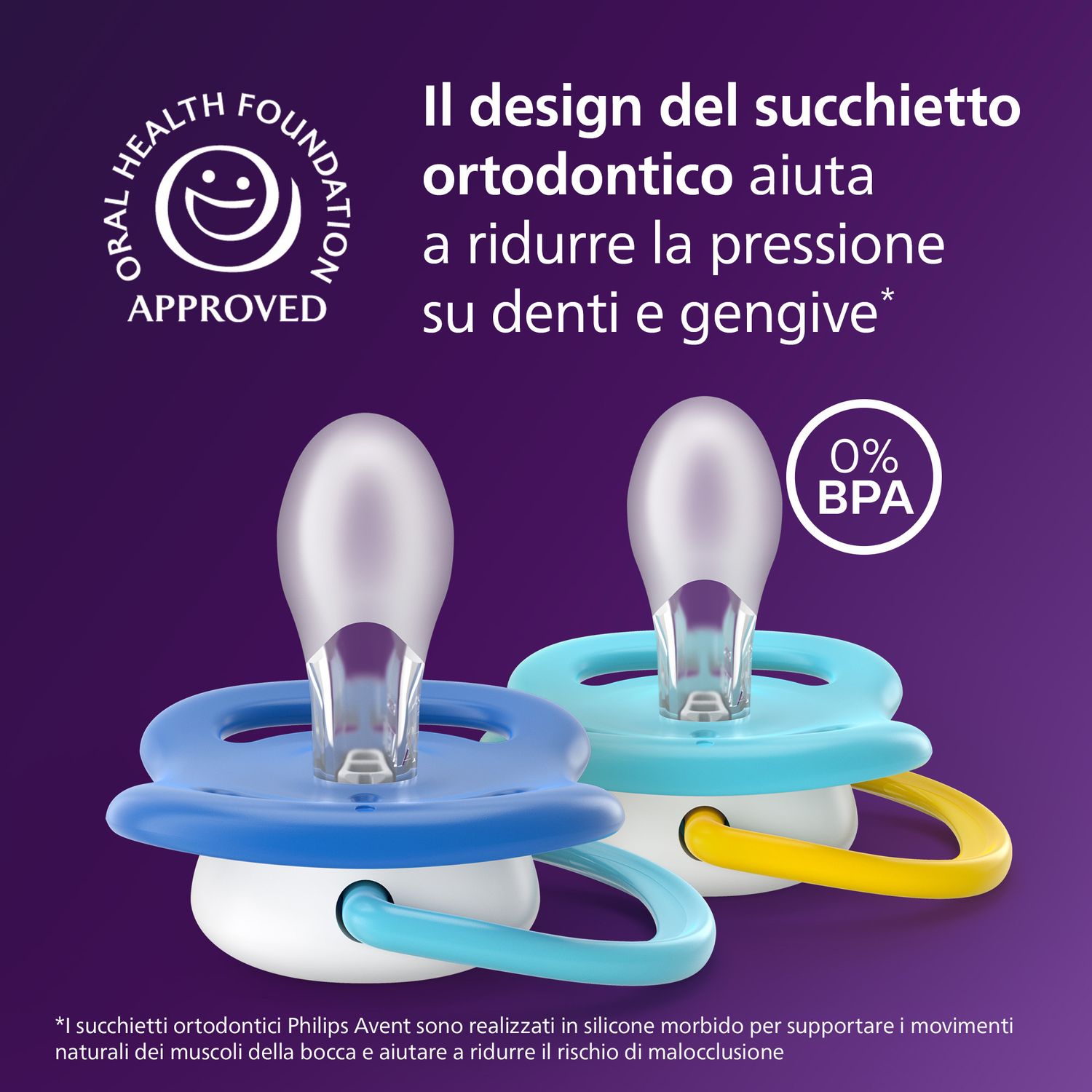 Succhietti ultra air collection 6-18m scimmia e banana, a base vegetale - set da 2 ciucci - philips avent - Avent