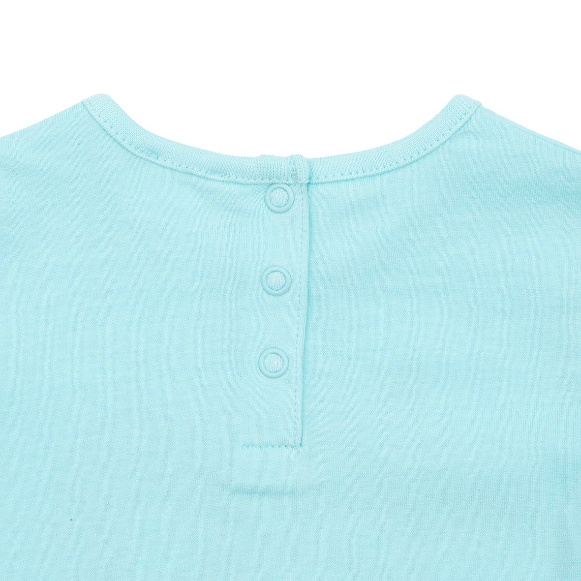 T-shirt jersey bimba azzurra stampa marina - Mawi