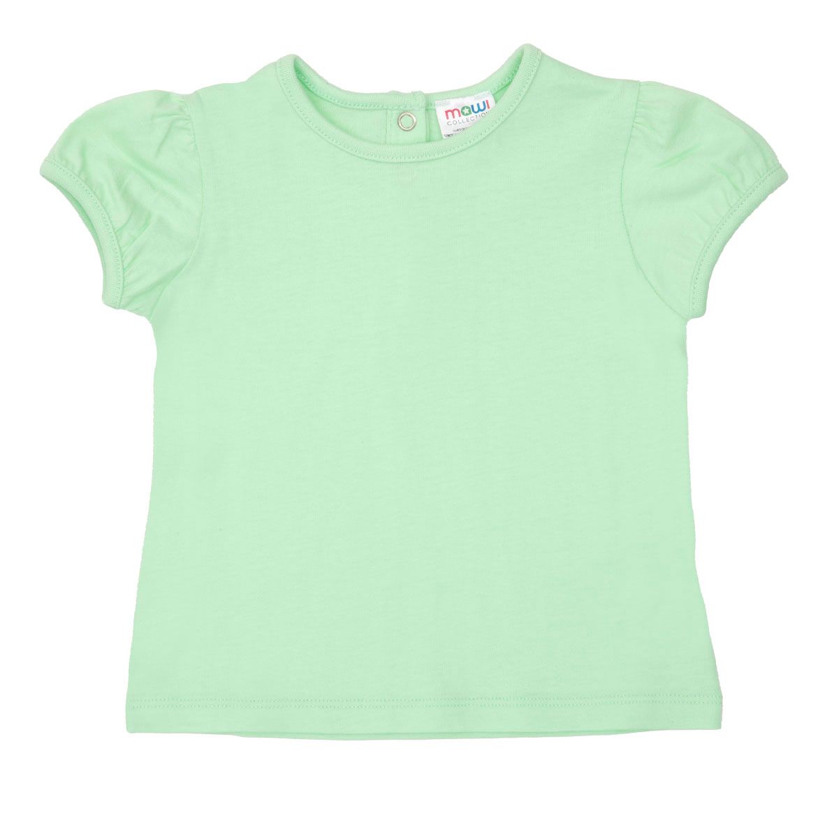 T-shirt basic bimba verde chiaro - Mawi