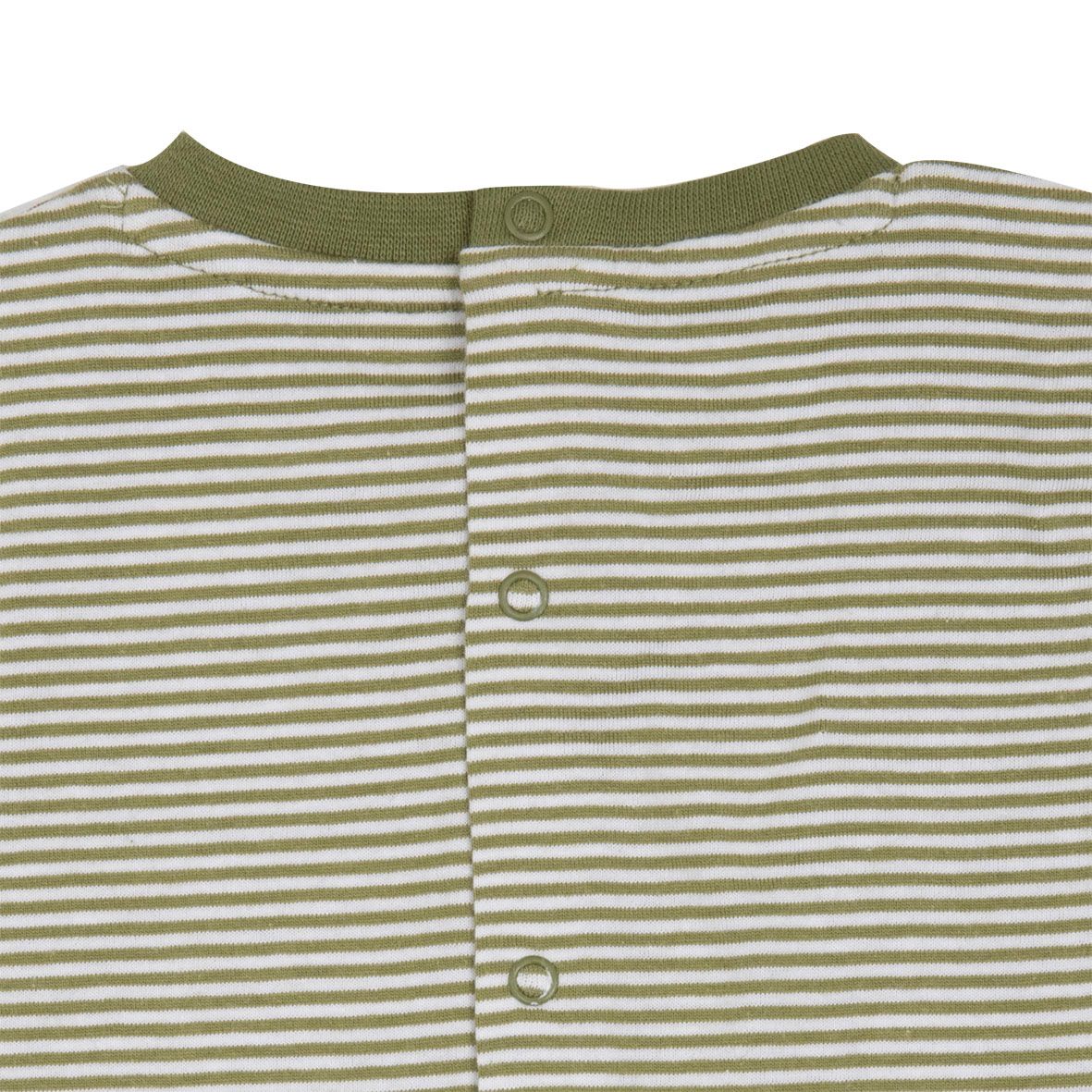 Short + maglietta mezza manica bimbo verde/marrone "dino" - Mawi