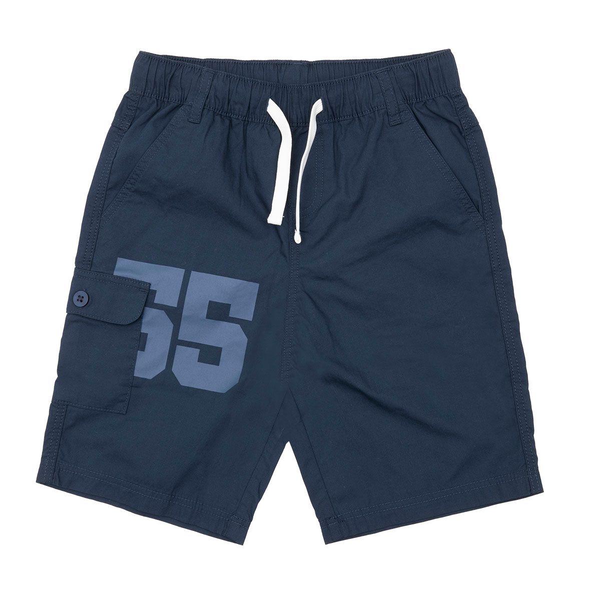 Short bimbo blu con tascone - Mawi