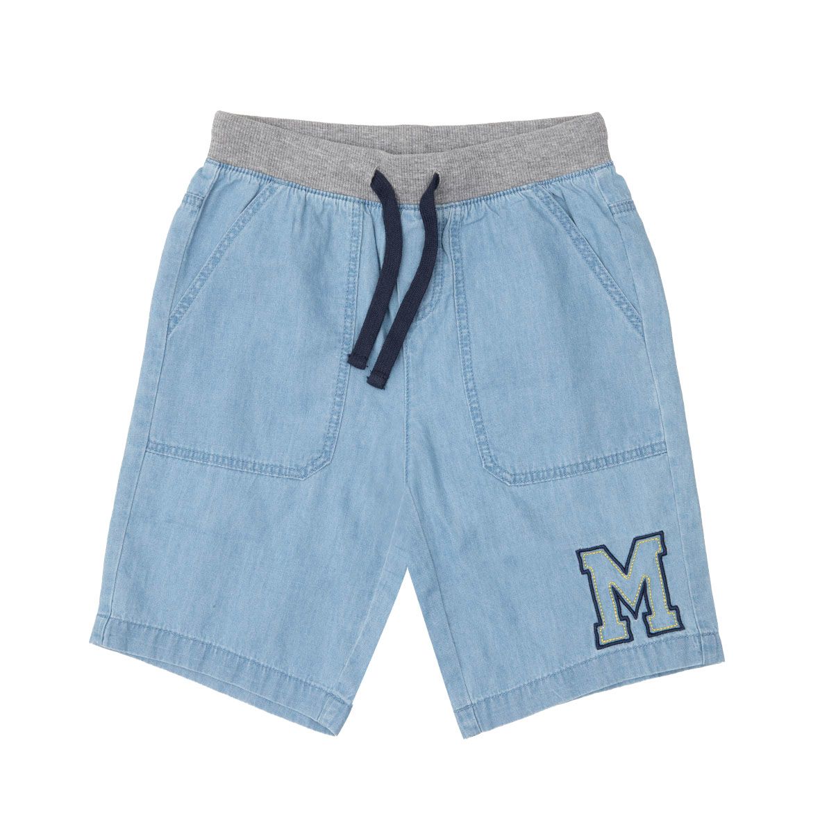 Short bimbo denim con tasche - Mawi